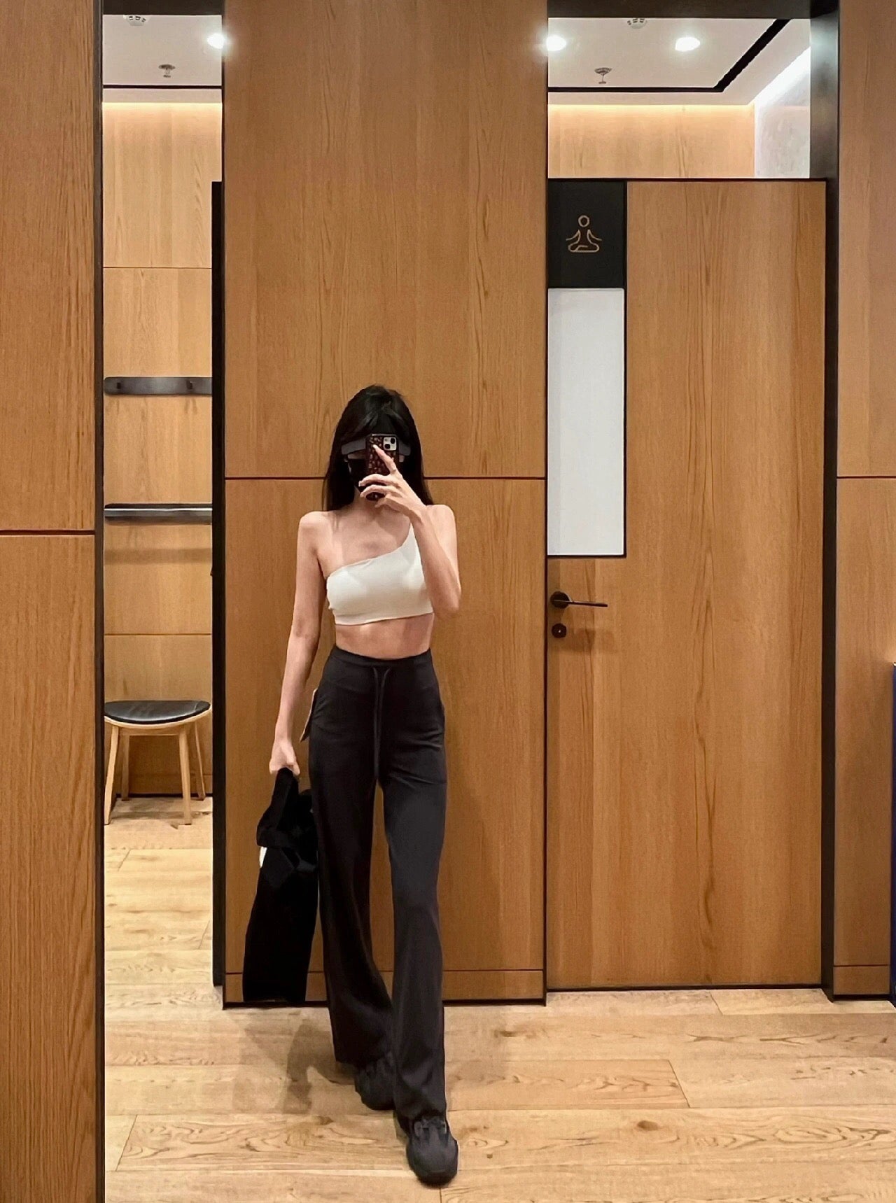 Women's High-Waisted Wide-Leg Yoga Pants Soft Stretchy Breathable