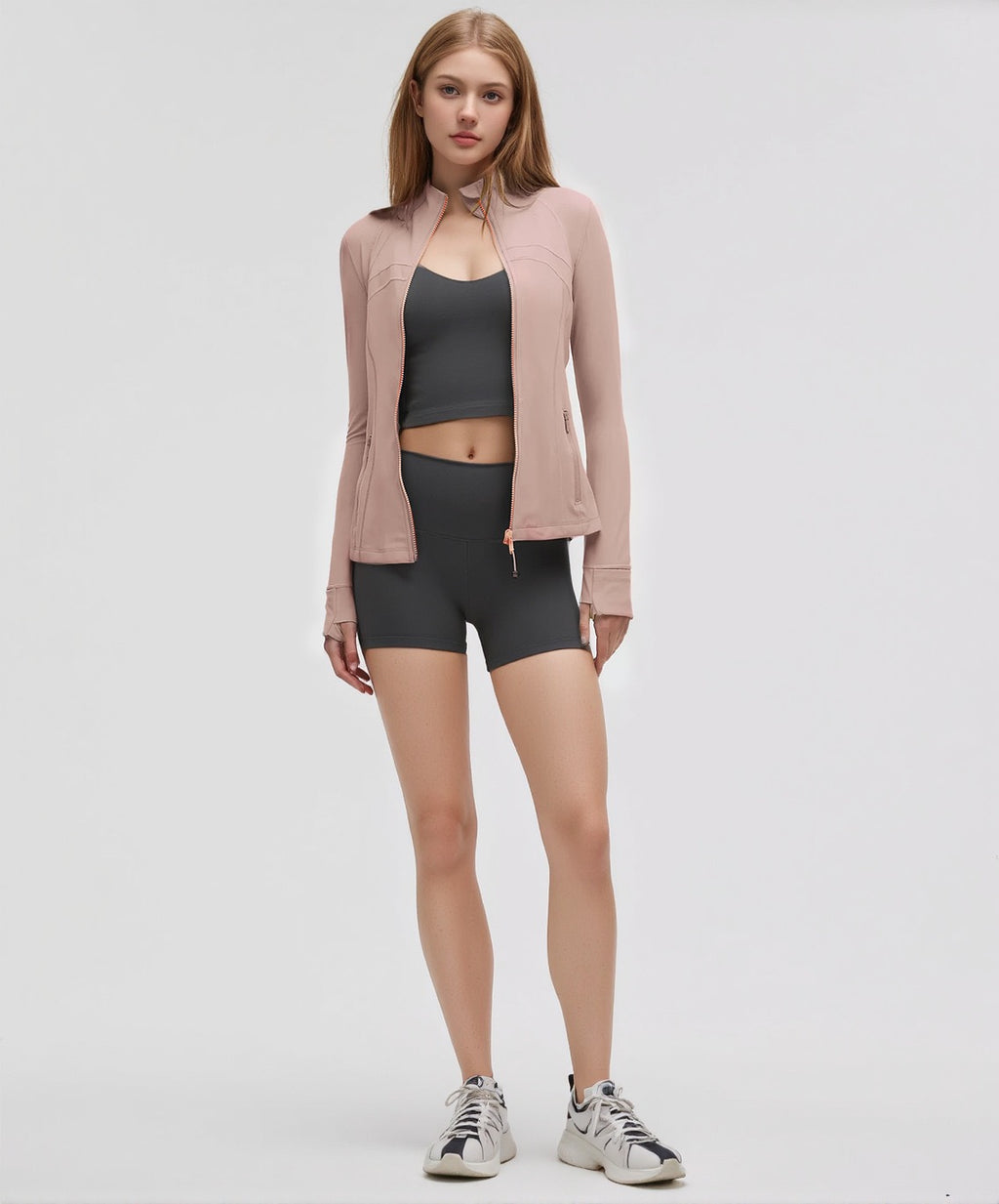 AirFit Sculpt Zip Jacket Seamless – Breathable Slim Fit Activewear in Multi Colors