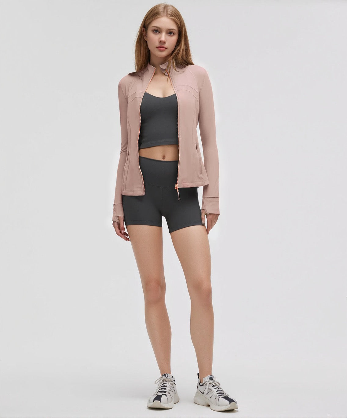 AirFit Sculpt Zip Jacket Seamless – Breathable Slim Fit Activewear in Multi Colors