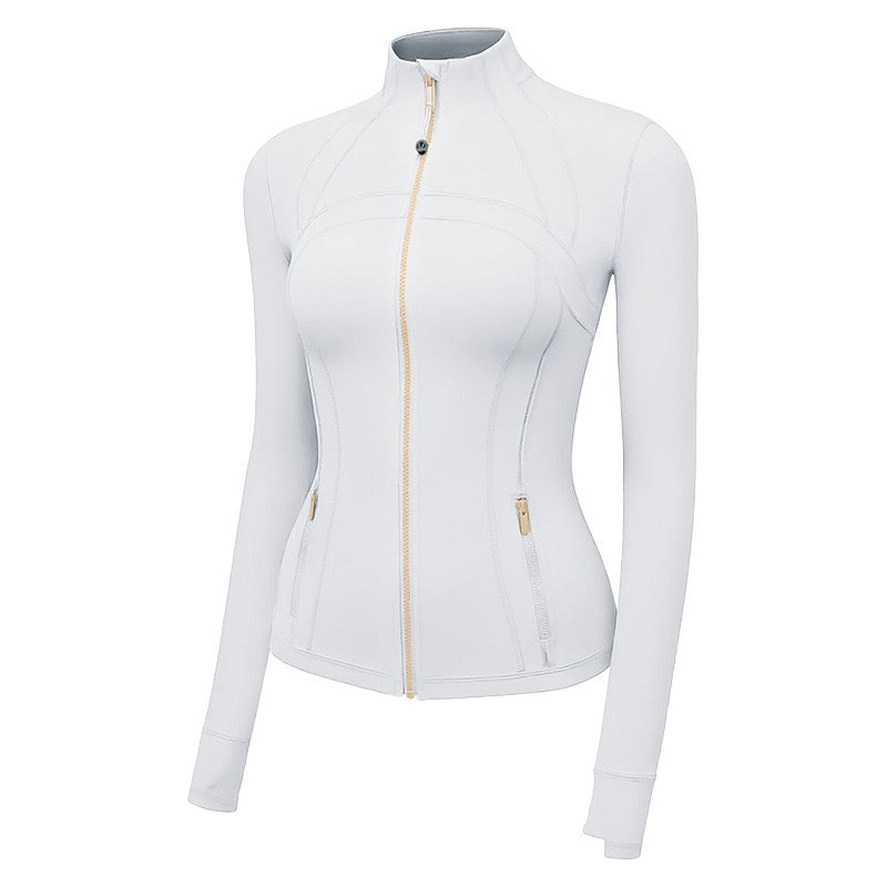 AirFit Sculpt Zip Jacket Seamless – Breathable Slim Fit Activewear in Multi Colors