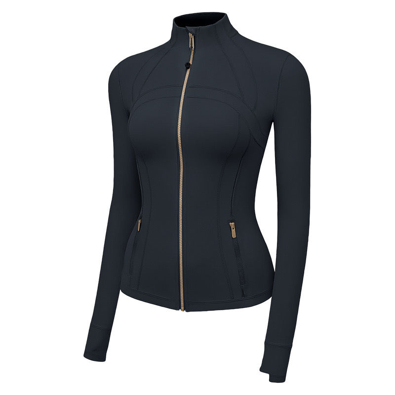 AirFit Sculpt Zip Jacket Seamless – Breathable Slim Fit Activewear in Multi Colors