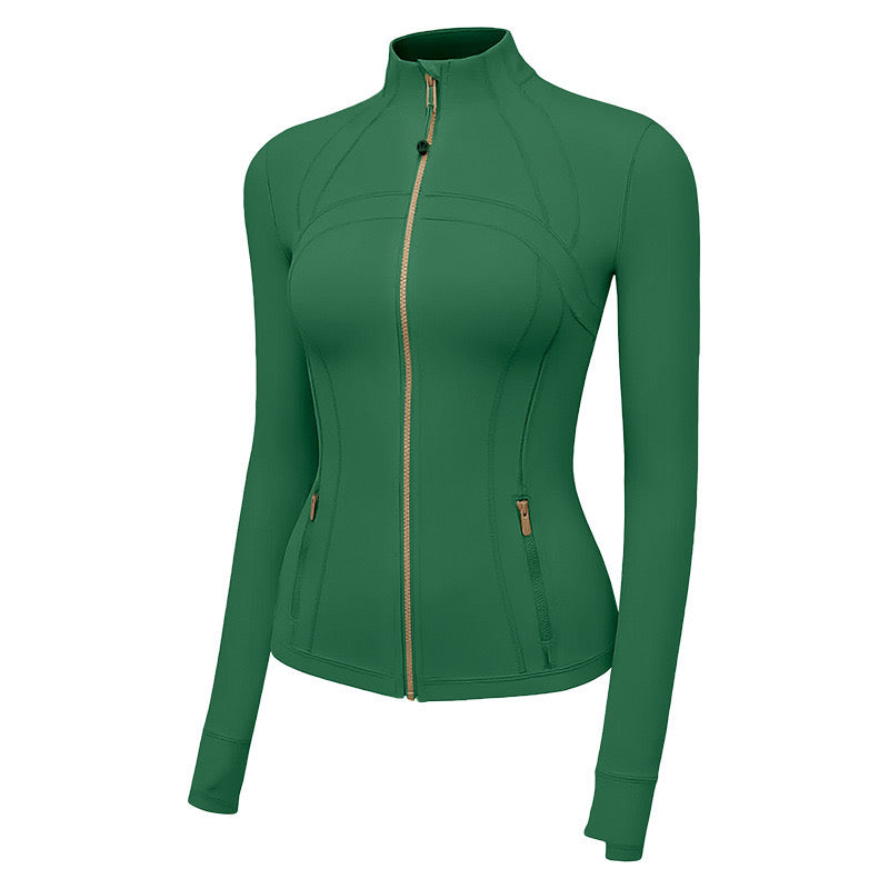 AirFit Sculpt Zip Jacket Seamless – Breathable Slim Fit Activewear in Multi Colors