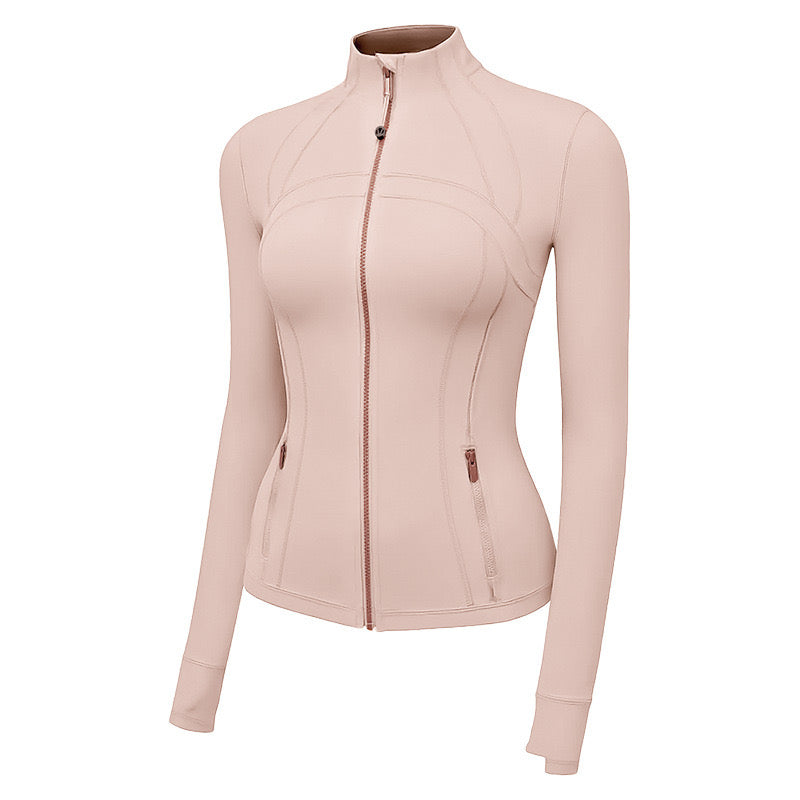AirFit Sculpt Zip Jacket Seamless – Breathable Slim Fit Activewear in Multi Colors
