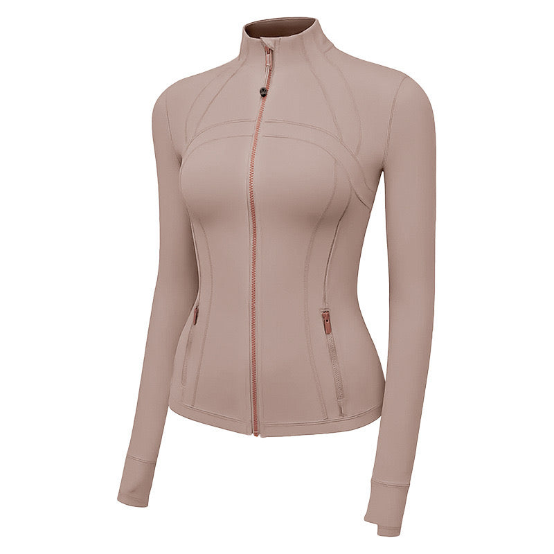 AirFit Sculpt Zip Jacket Seamless – Breathable Slim Fit Activewear in Multi Colors