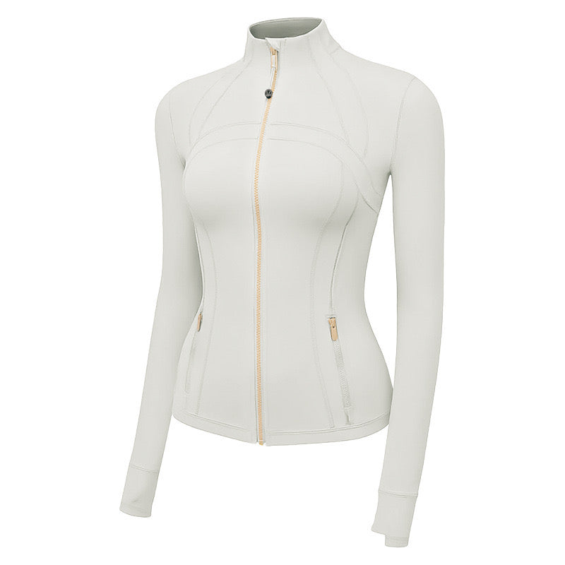 AirFit Sculpt Zip Jacket Seamless – Breathable Slim Fit Activewear in Multi Colors