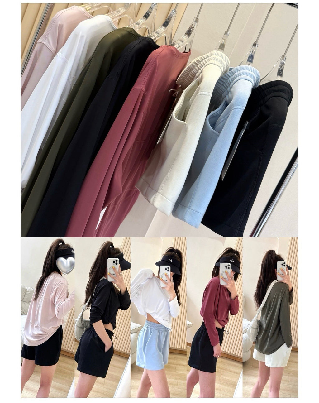 Action Loose Sun Protection Long Sleeve Women's Turtle Neck Sports Running Fitness Quick-Dry Breathable T Shirt