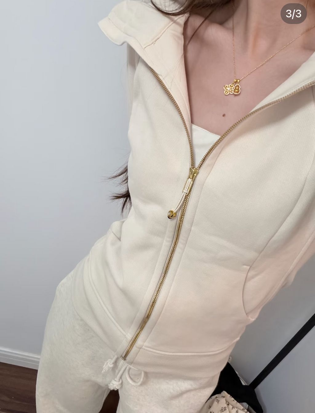 Women’s Slim Fit Thermal Fleece Hoodie 3D Ergonomic Jacket with Side Ribbed Panels Snatched Waist Workout Top for Gym, Yoga & Commute