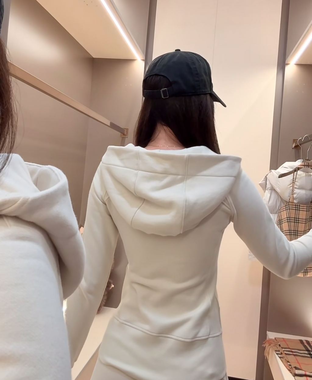 Women’s Slim Fit Thermal Fleece Hoodie 3D Ergonomic Jacket with Side Ribbed Panels Snatched Waist Workout Top for Gym, Yoga & Commute