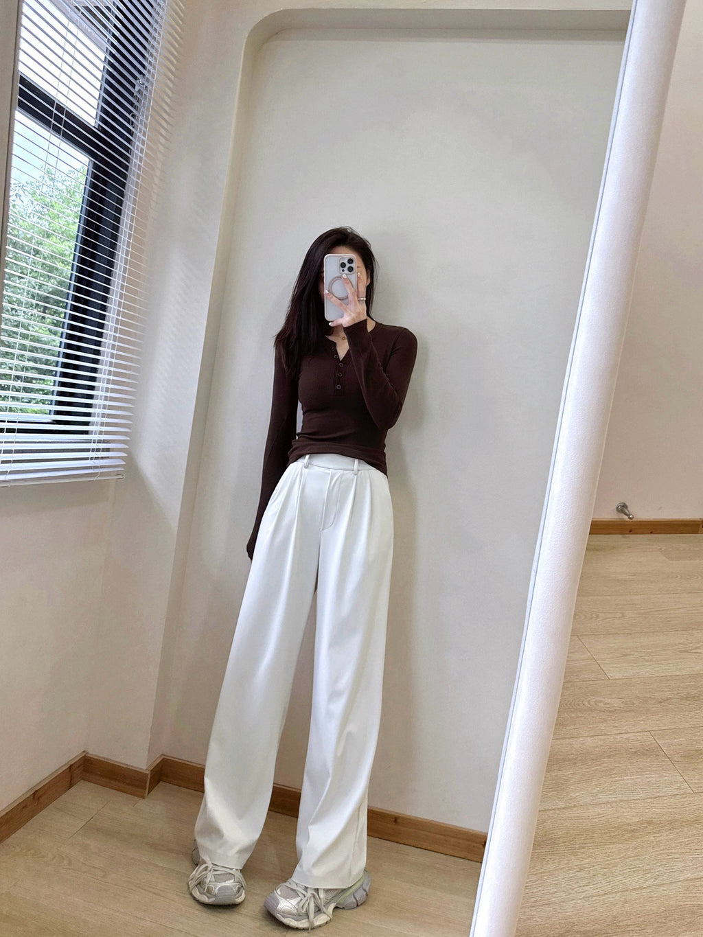 Hold Tight Modal Henley Shirt Slim Fit Yoga Fitness Sports Base Layer T Women's T-shirt
