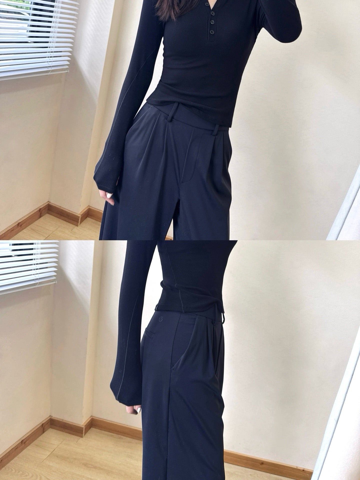 Hold Tight Modal Henley Shirt Slim Fit Yoga Fitness Sports Base Layer T Women's T-shirt