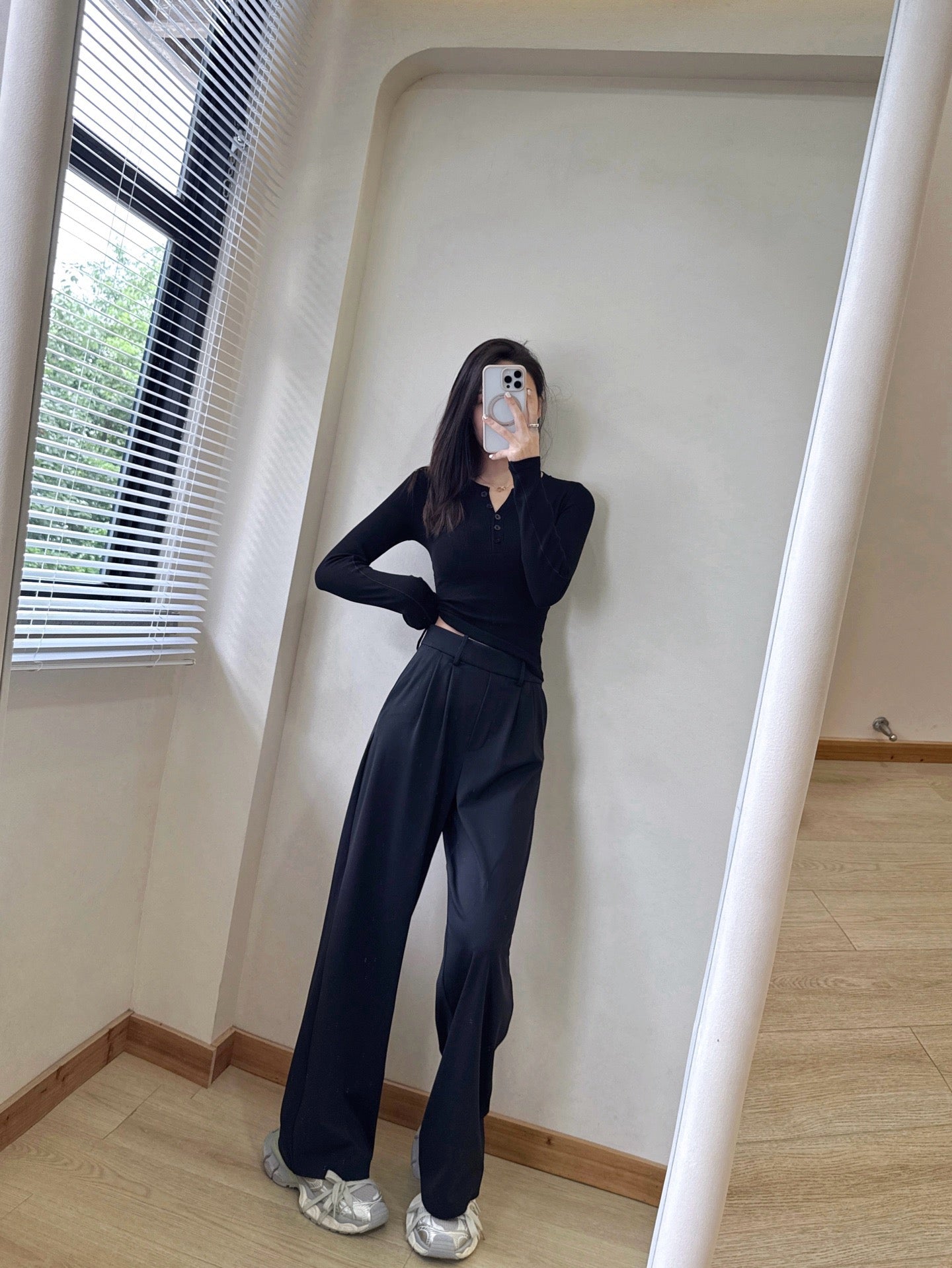 Hold Tight Modal Henley Shirt Slim Fit Yoga Fitness Sports Base Layer T Women's T-shirt