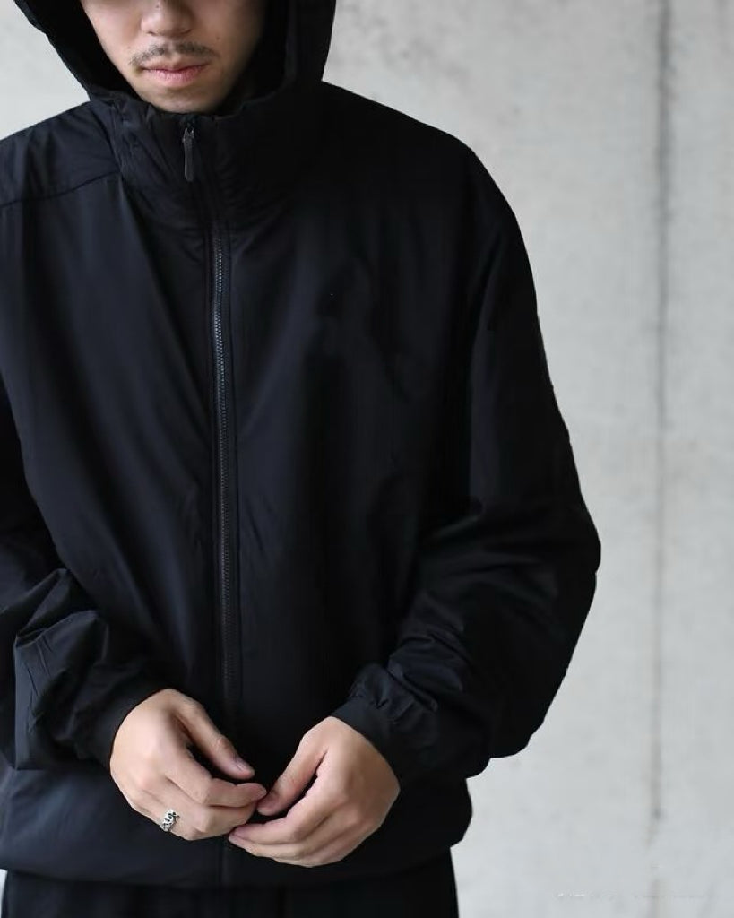 Winter Men's Lightweight Cotton Jacket Water-Resistant Hooded Design Windproof Warm Cotton Coat Fashion Trendy Men's Outerwear Lightweight Thermal  Cotton-Padded