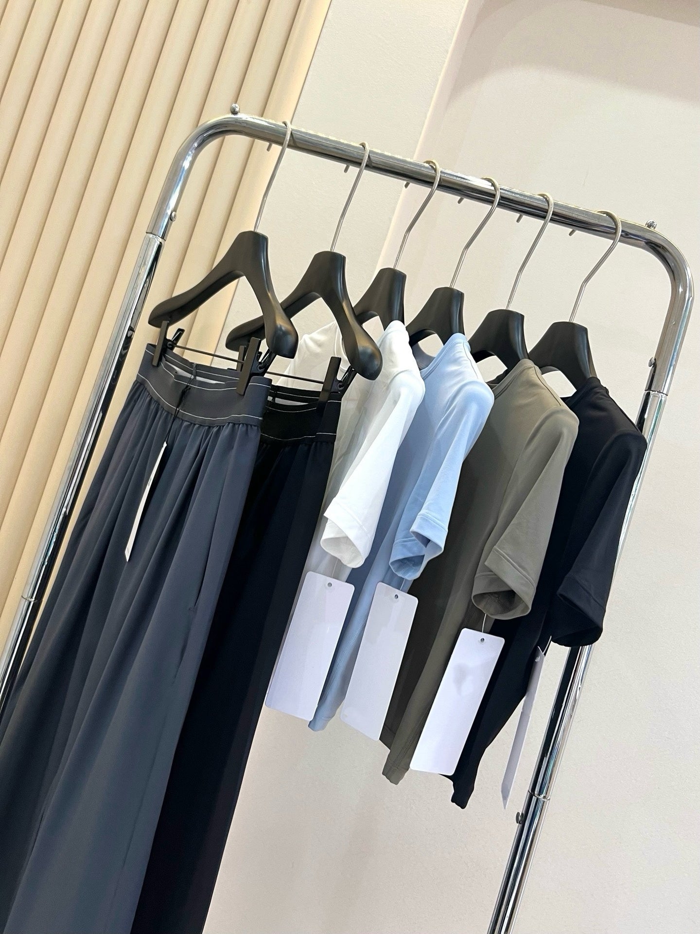 Suit up High Waist Suit Pants Women Elastic Waistband Casual Versatile Wide Leg Draped Slimming Loose Long Pants Upgraded Effortless Chic High-Drape Slimming Trousers for Tall Look Breathable Summer Pants