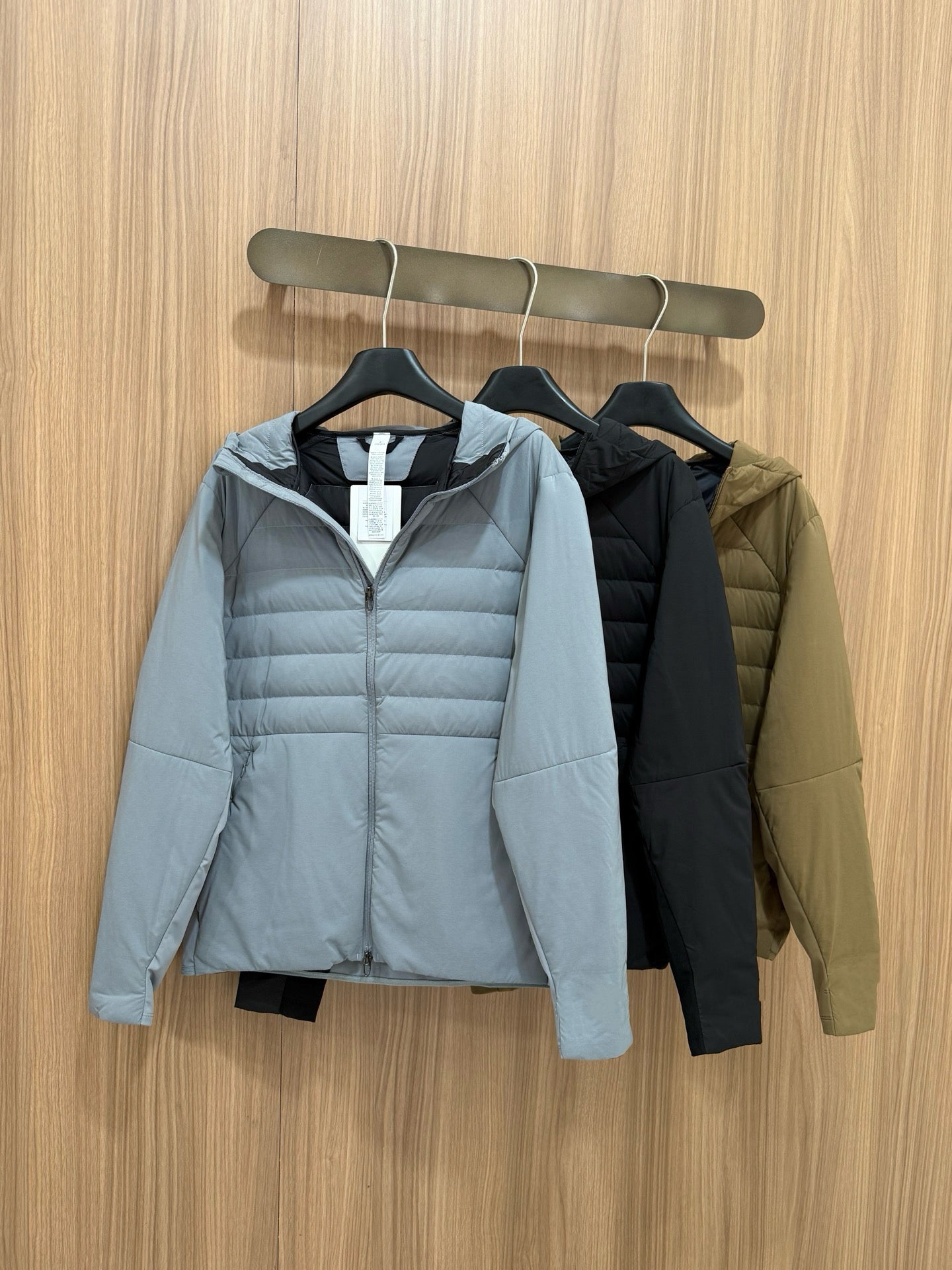 Down for It All Ultra-Light Slimming Goose Down Jacket – High-Performance "Ribbed" Puffer – Zero-Weight Warmth with Underarm Stretch Panels for Fitness & Style