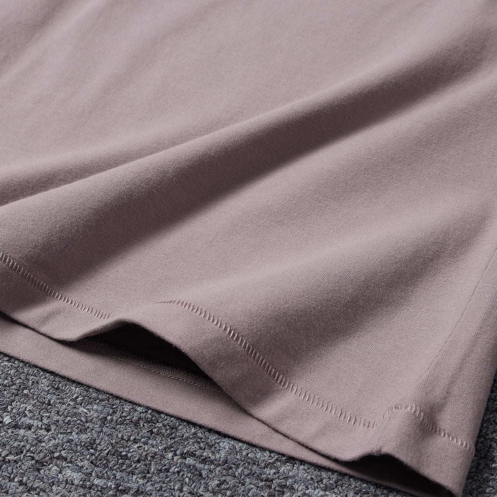 Long Sleeve Square Neck Cotton Top – Ballet-Core Style Ultra-Soft "Baby-Skin" Brushed Cotton Square Neck Tee