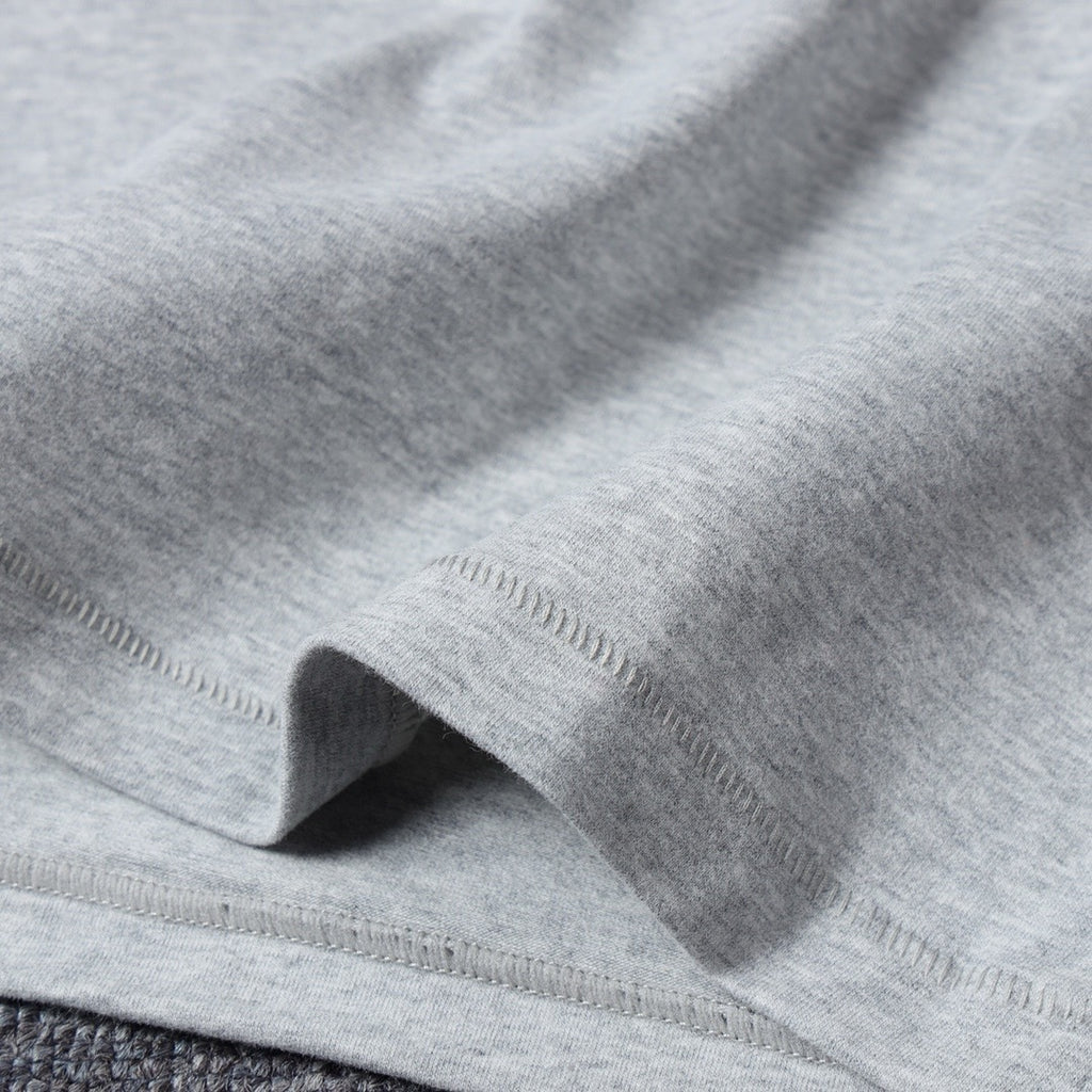 Long Sleeve Square Neck Cotton Top – Ballet-Core Style Ultra-Soft "Baby-Skin" Brushed Cotton Square Neck Tee