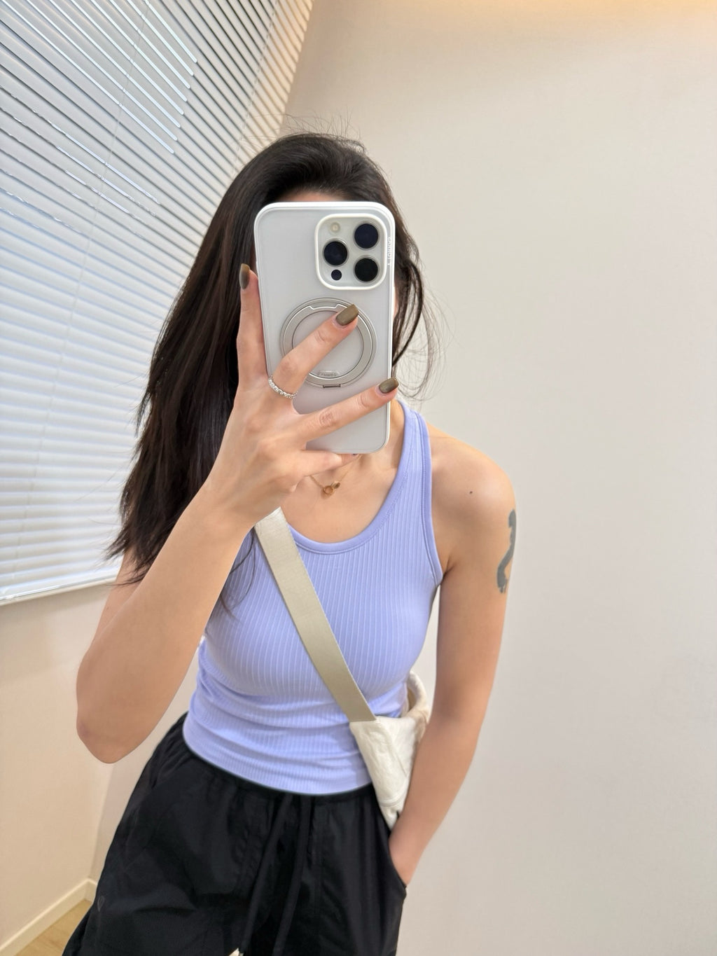 Women's Seamless Ribbed Sports Bra Tank Top - Quick-Dry Breathable Workout Activewear