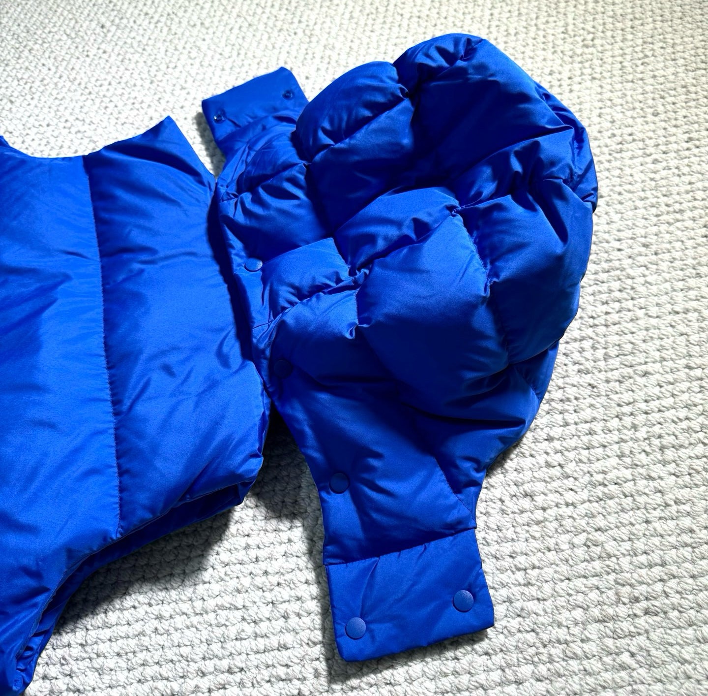 Winter Wund Puff Duck Down Four-Grid Vest Down Jacket Puff Hooded Short Coat for Women