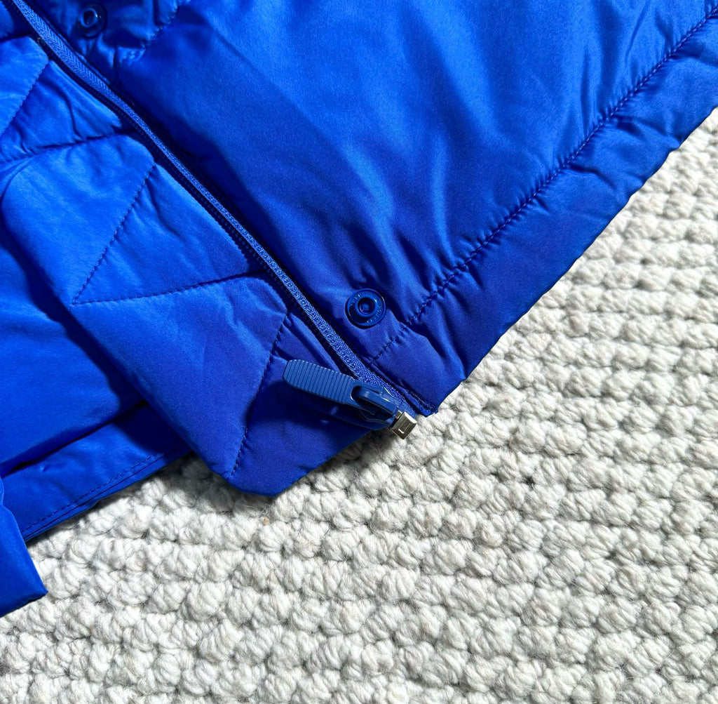 Winter Wund Puff Duck Down Four-Grid Vest Down Jacket Puff Hooded Short Coat for Women