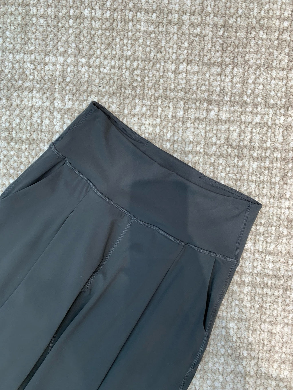 High Waisted Wide Leg Yoga Pants for Women Lycra Fabric Lounge Pants with Pockets Tummy Control & Butt Lifting Yoga Trousers