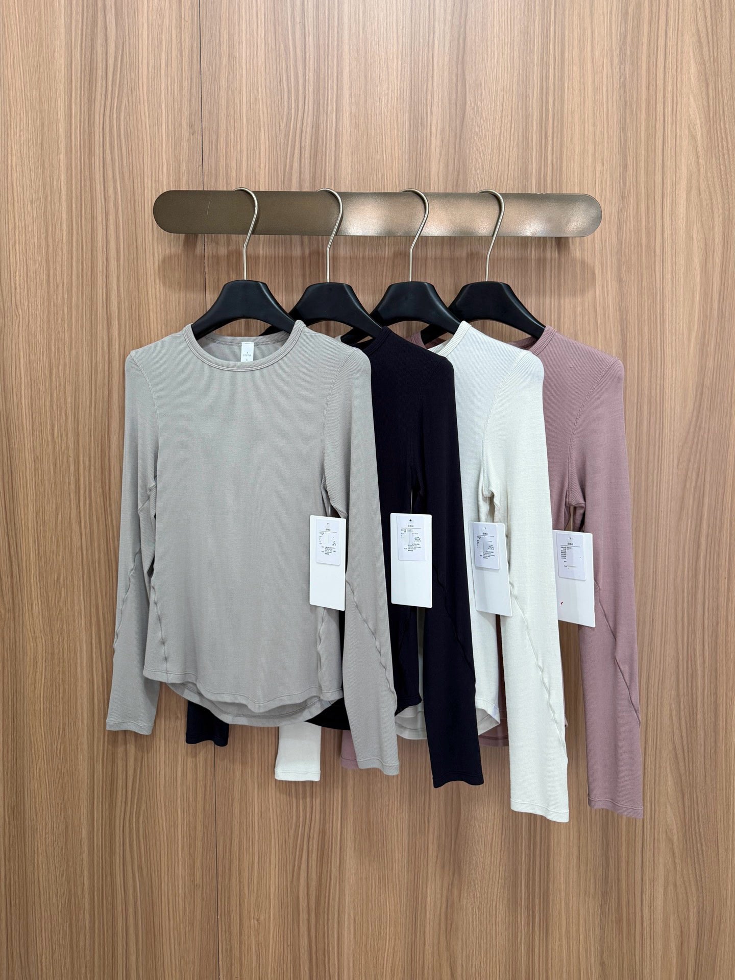 Women's Tencel Modal Long Sleeve Top Soft Breathable Casual All-Season Slim Fit