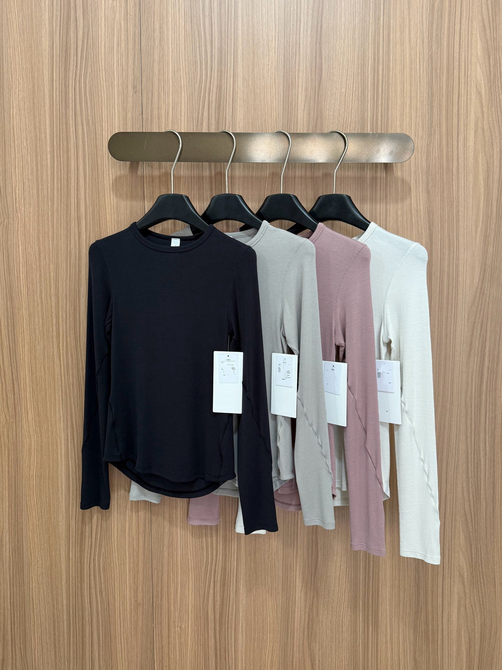 Women's Tencel Modal Long Sleeve Top Soft Breathable Casual All-Season Slim Fit