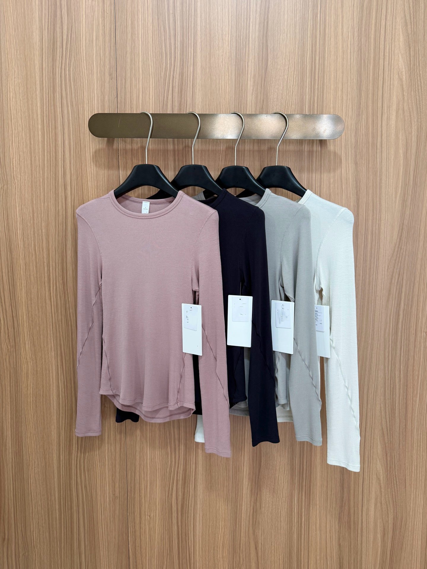 Women's Tencel Modal Long Sleeve Top Soft Breathable Casual All-Season Slim Fit