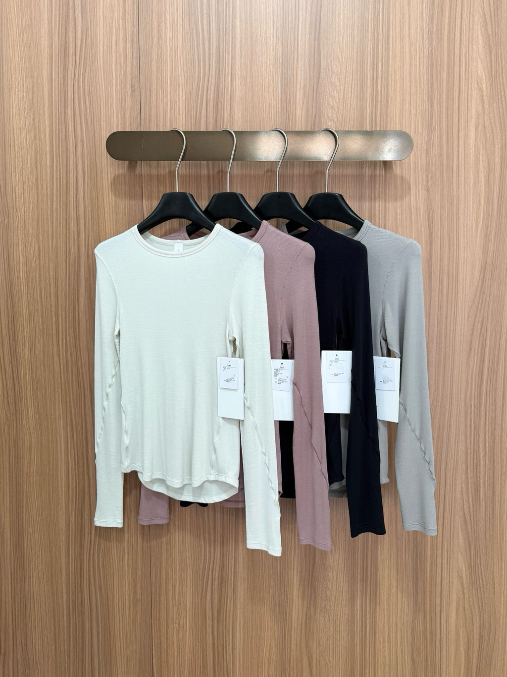 Women's Tencel Modal Long Sleeve Top Soft Breathable Casual All-Season Slim Fit