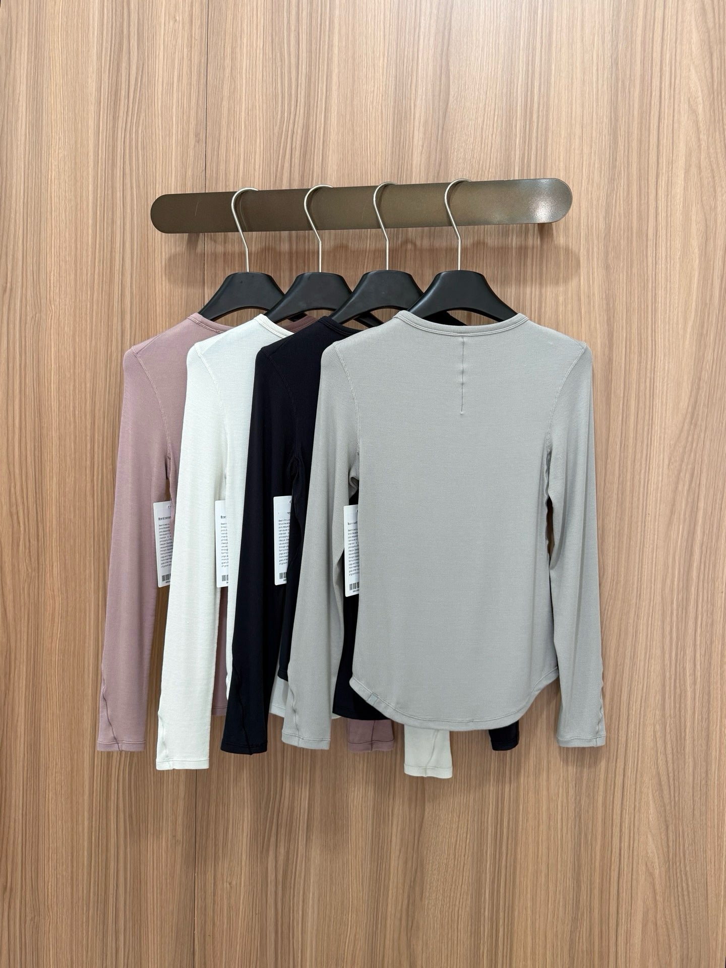 Women's Tencel Modal Long Sleeve Top Soft Breathable Casual All-Season Slim Fit