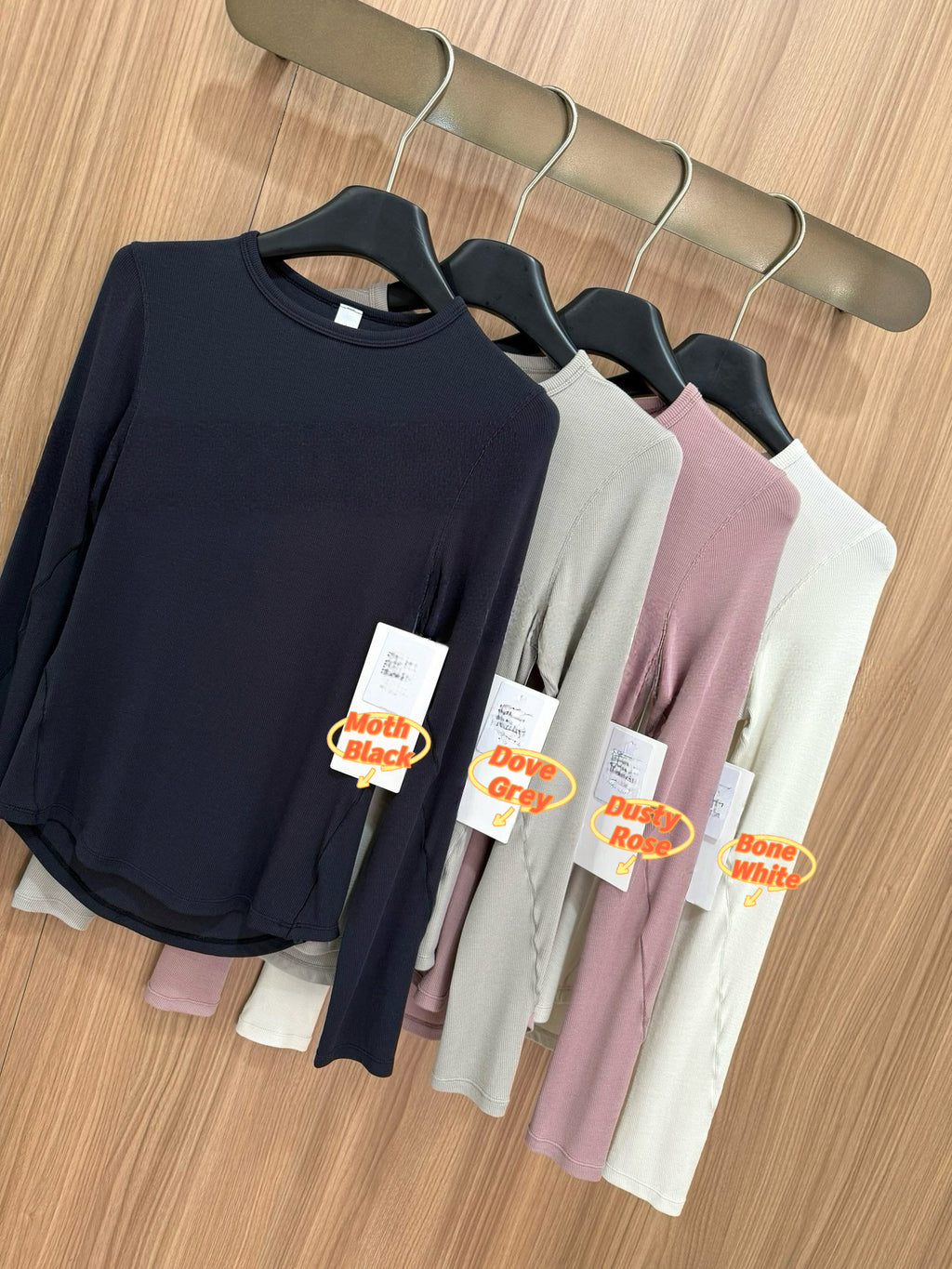 Women's Tencel Modal Long Sleeve Top Soft Breathable Casual All-Season Slim Fit