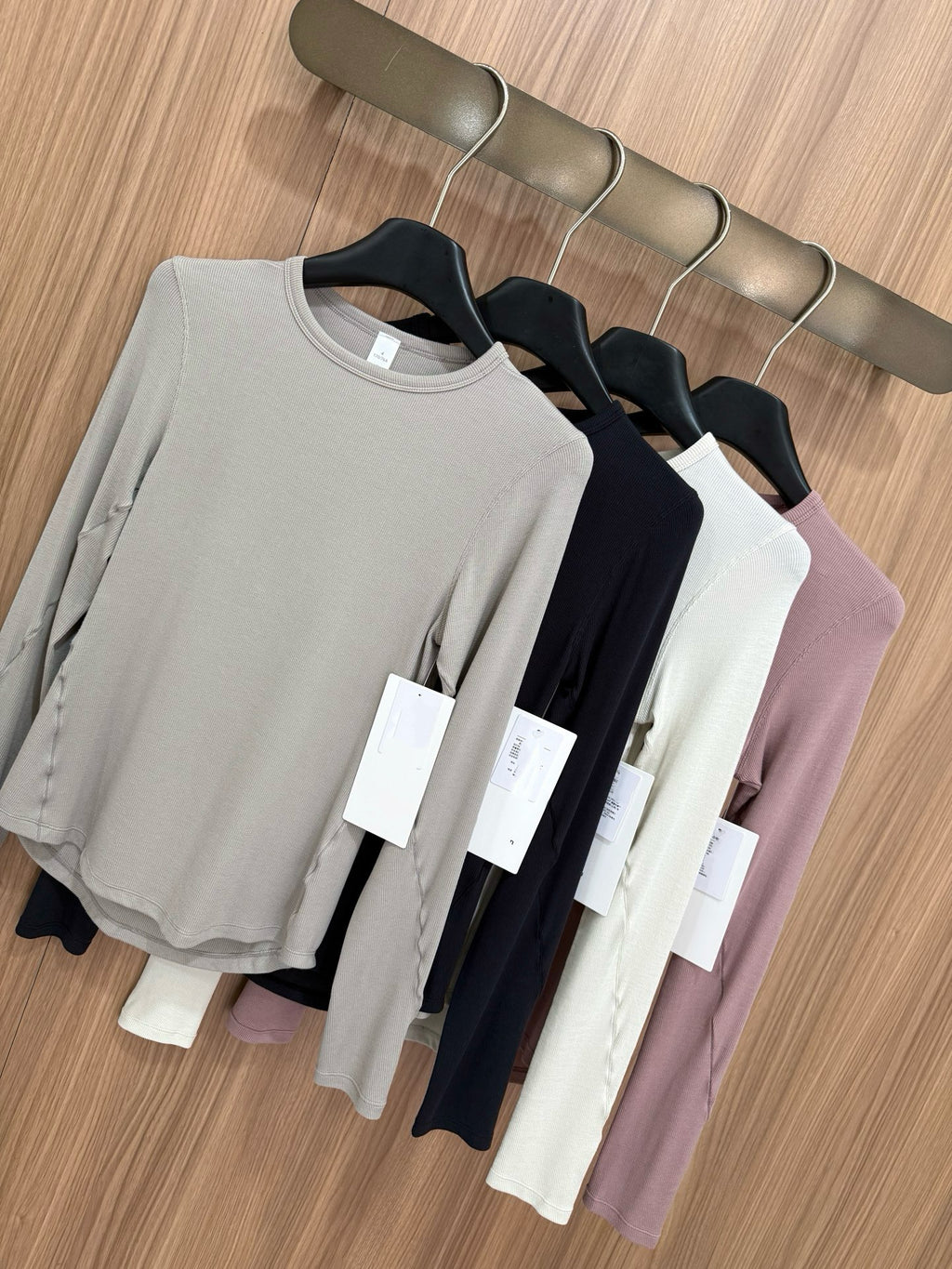 Women's Tencel Modal Long Sleeve Top Soft Breathable Casual All-Season Slim Fit