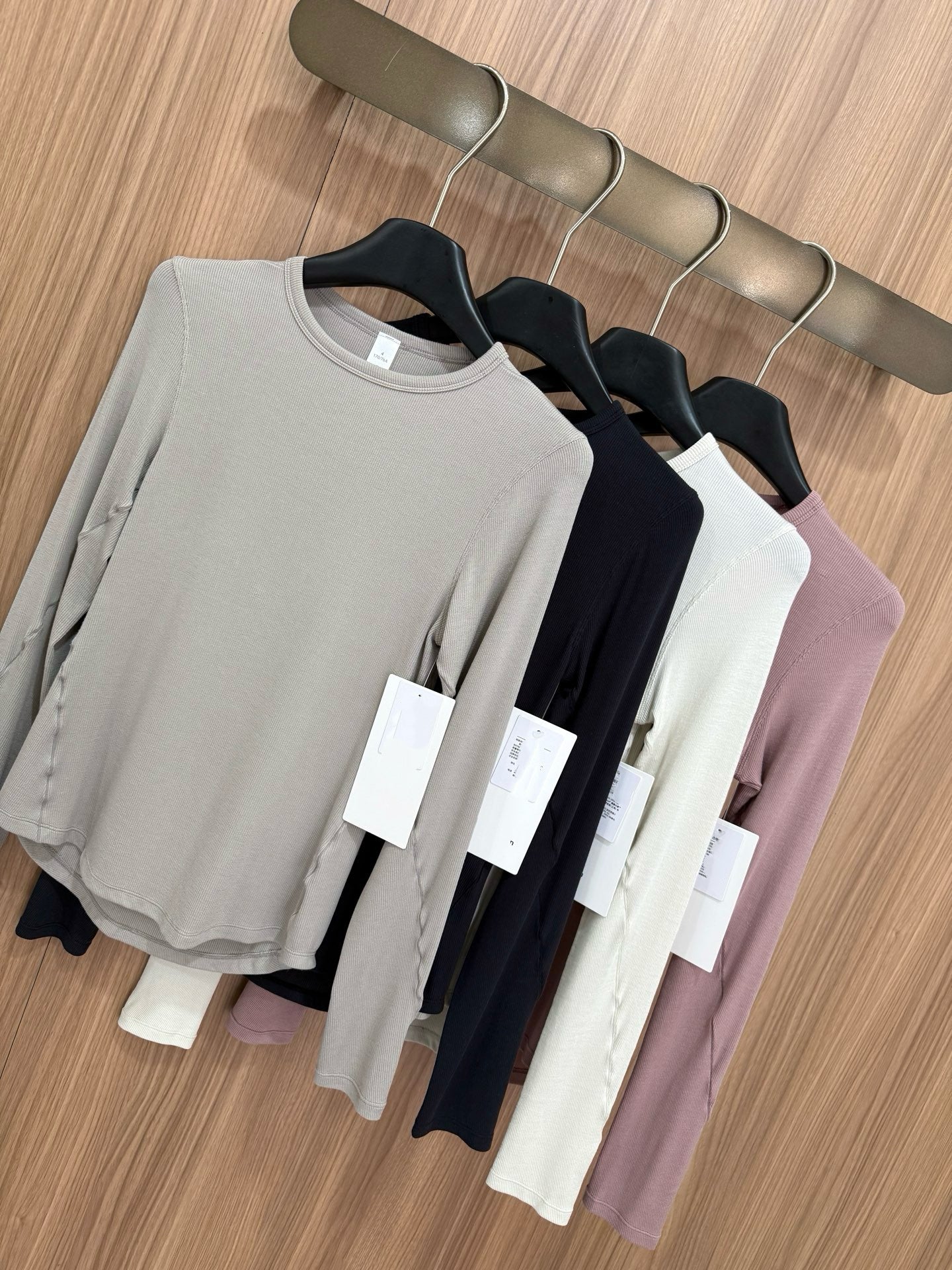 Women's Tencel Modal Long Sleeve Top Soft Breathable Casual All-Season Slim Fit
