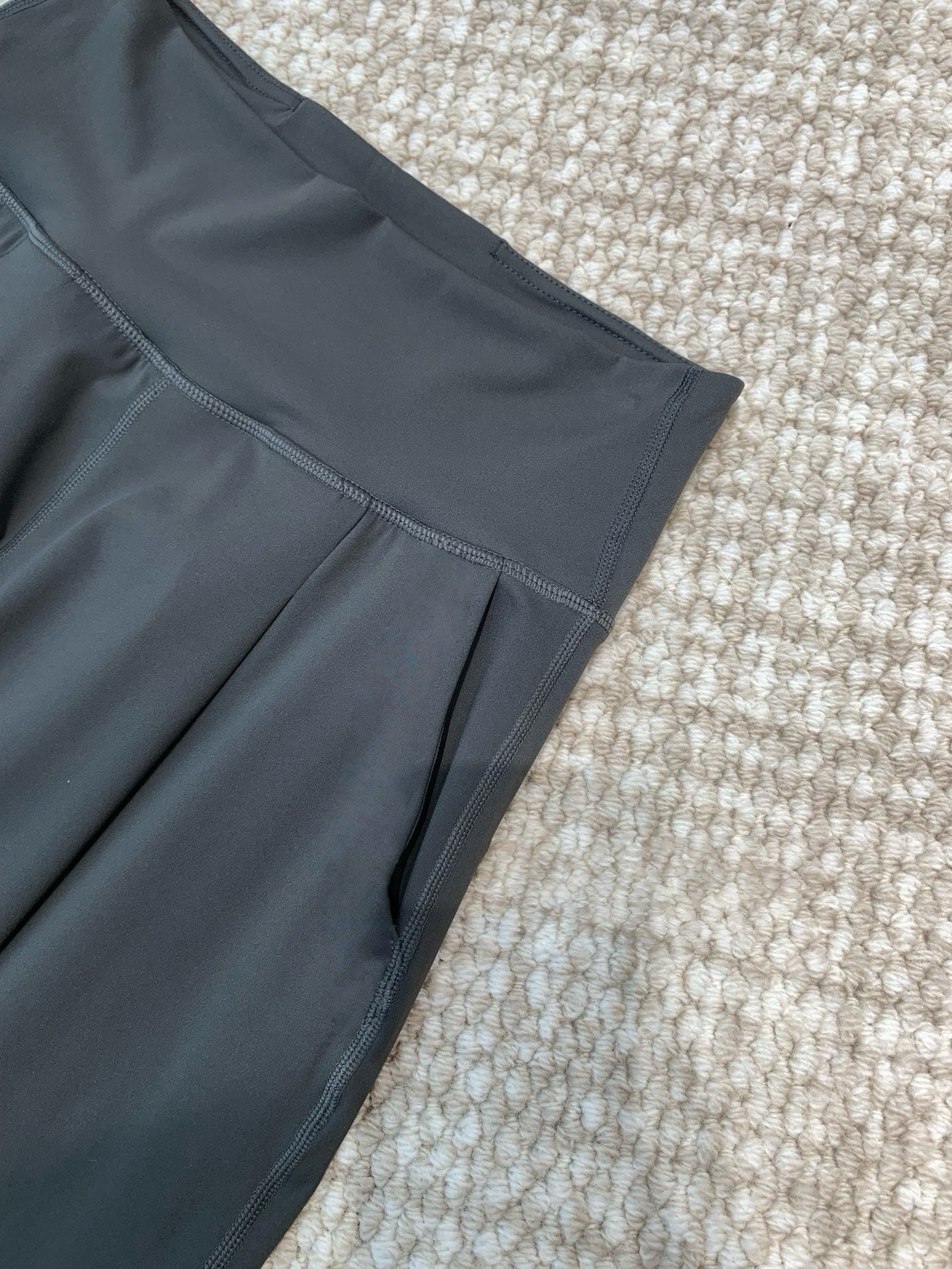 High Waisted Wide Leg Yoga Pants for Women Lycra Fabric Lounge Pants with Pockets Tummy Control & Butt Lifting Yoga Trousers