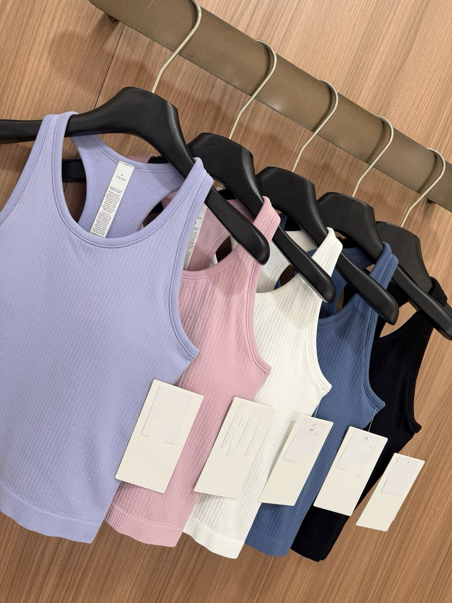 Women's Seamless Ribbed Sports Bra Tank Top - Quick-Dry Breathable Workout Activewear