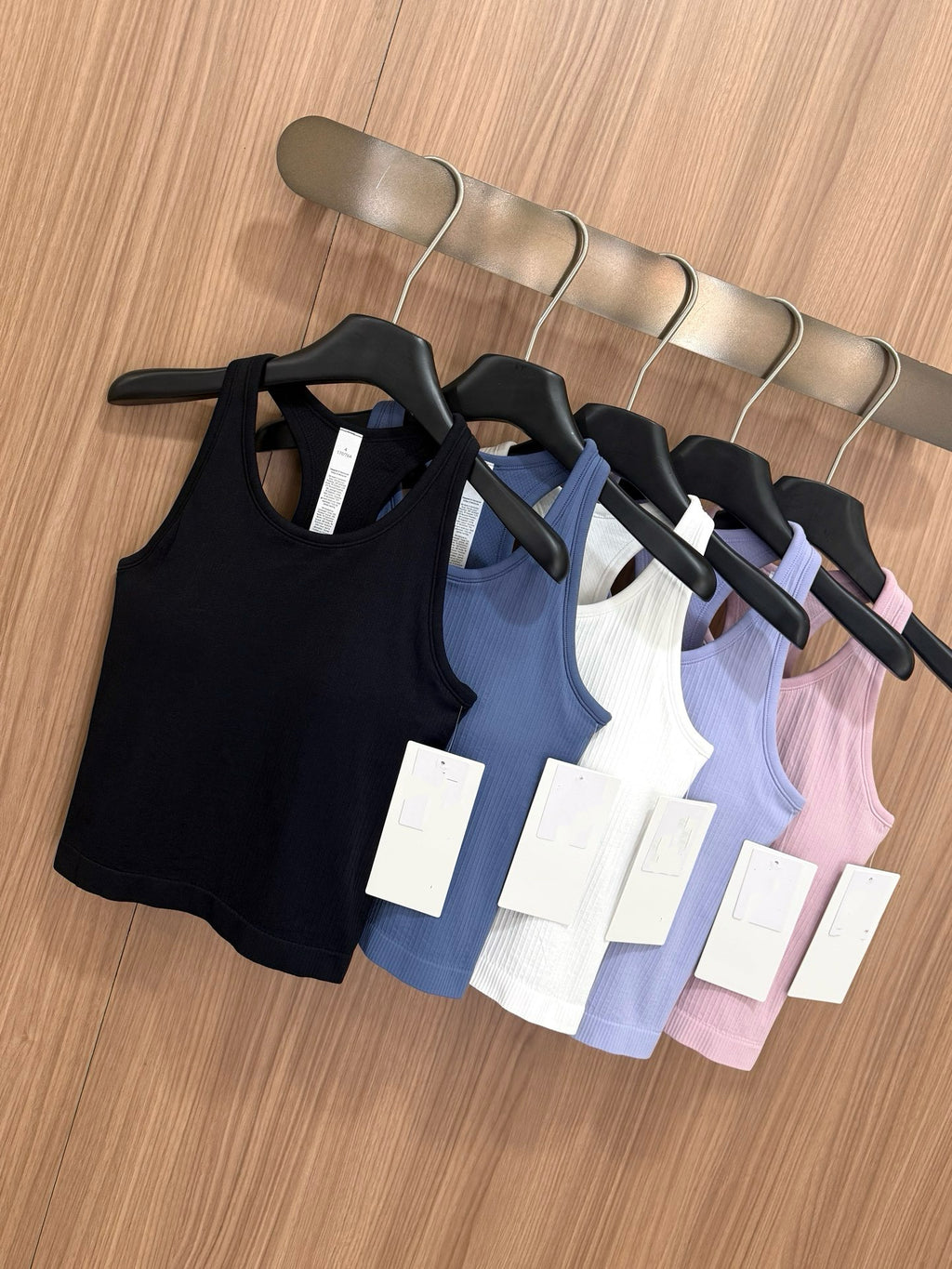 Women's Seamless Ribbed Sports Bra Tank Top - Quick-Dry Breathable Workout Activewear