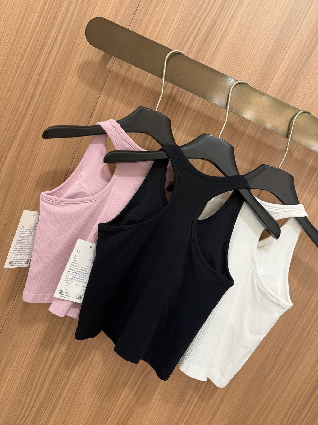 Women's Seamless Ribbed Sports Bra Tank Top - Quick-Dry Breathable Workout Activewear