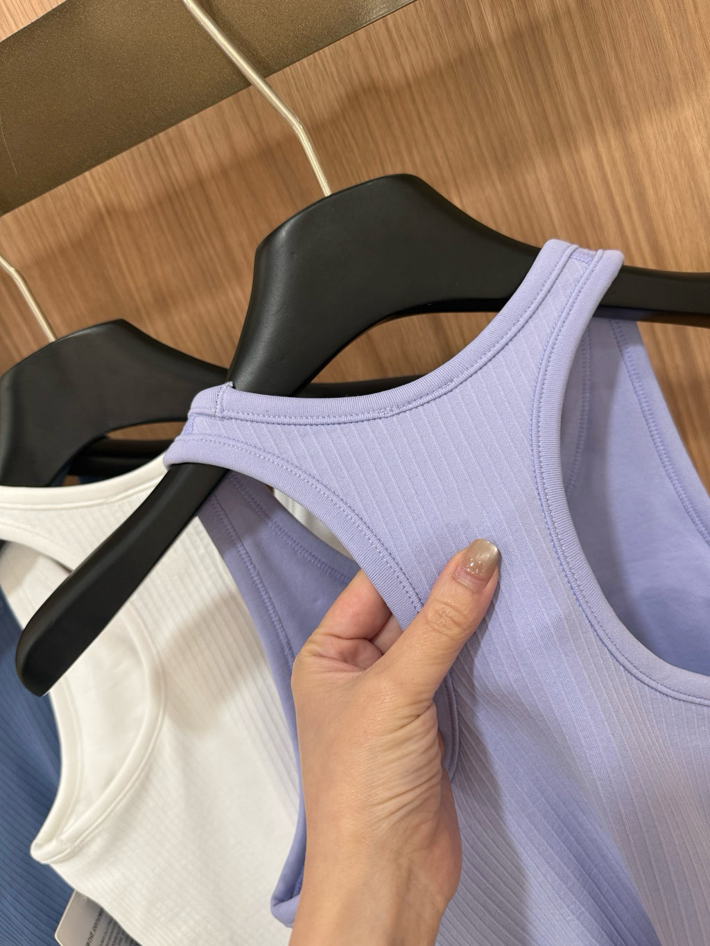 Women's Seamless Ribbed Sports Bra Tank Top - Quick-Dry Breathable Workout Activewear