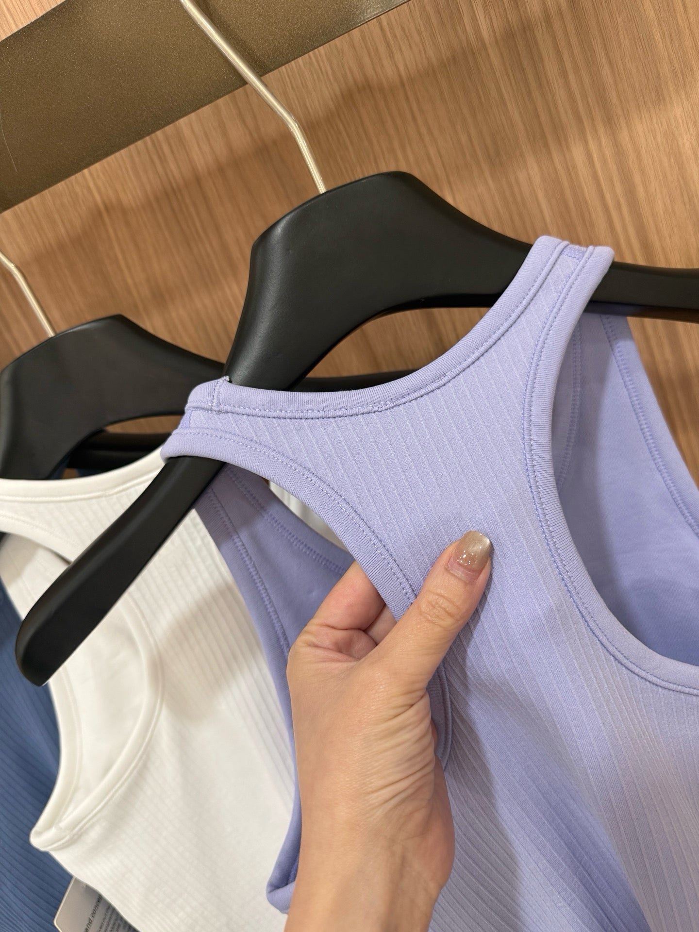 Women's Seamless Ribbed Sports Bra Tank Top - Quick-Dry Breathable Workout Activewear