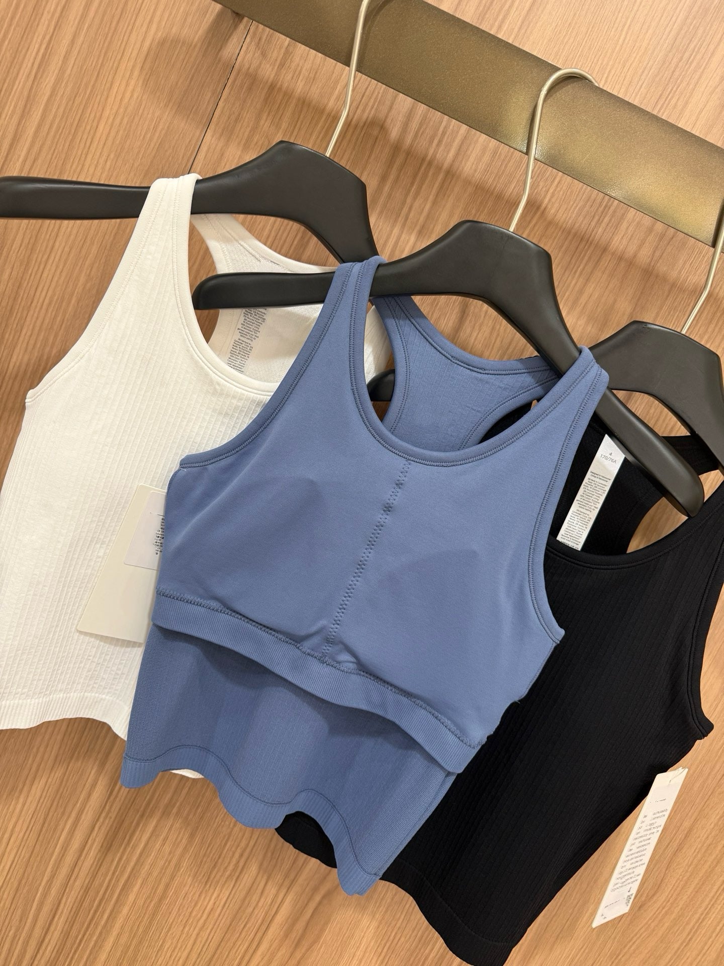 Women's Seamless Ribbed Sports Bra Tank Top - Quick-Dry Breathable Workout Activewear