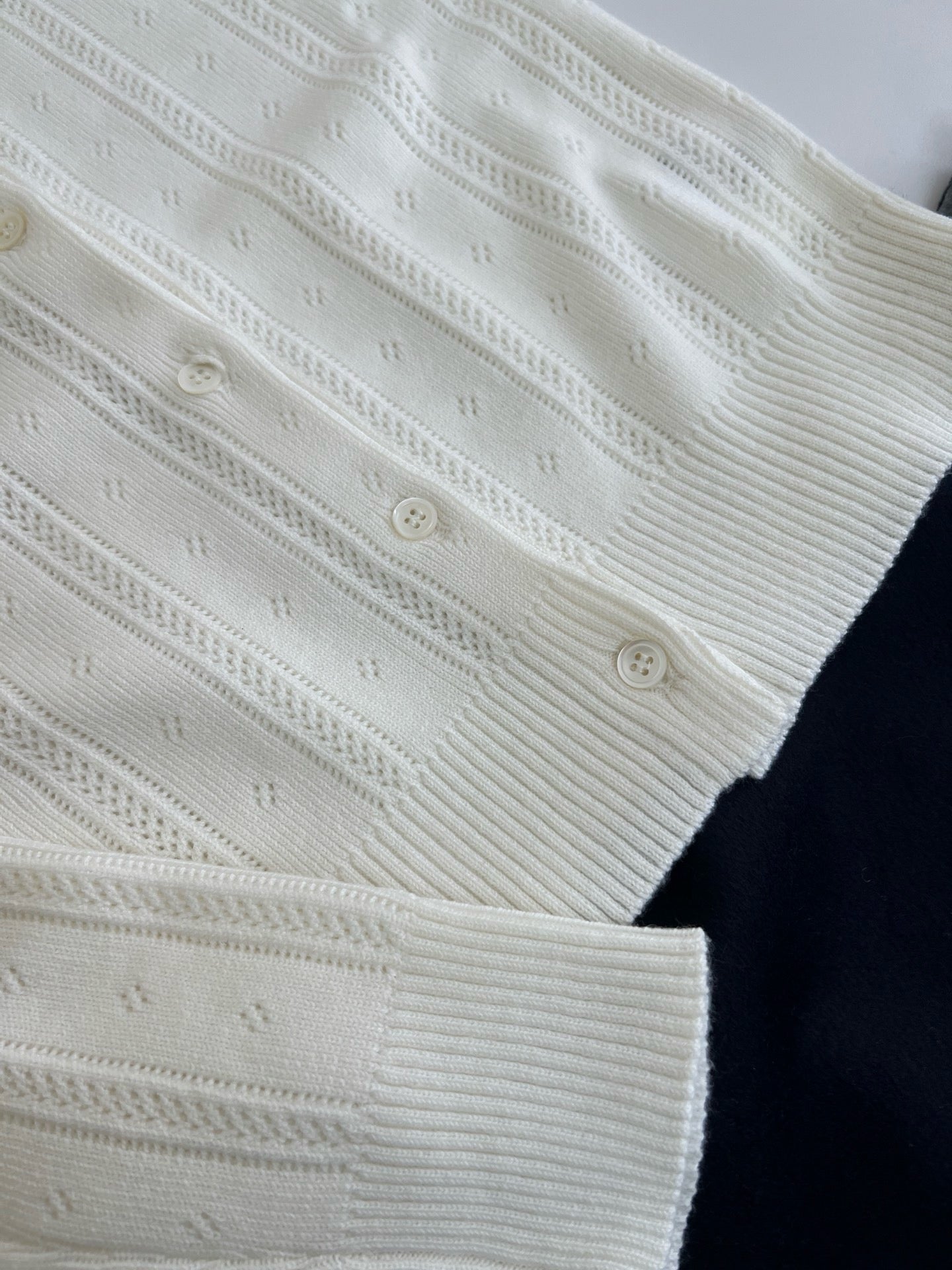 Style French Preppy Knit Collection: Pointelle Knit Cardigan, Polo Tee, Ribbed Tank &amp; Cami Dress - Elegant Summer Capsule Wardrobe - High Elasticity Chic Outfits