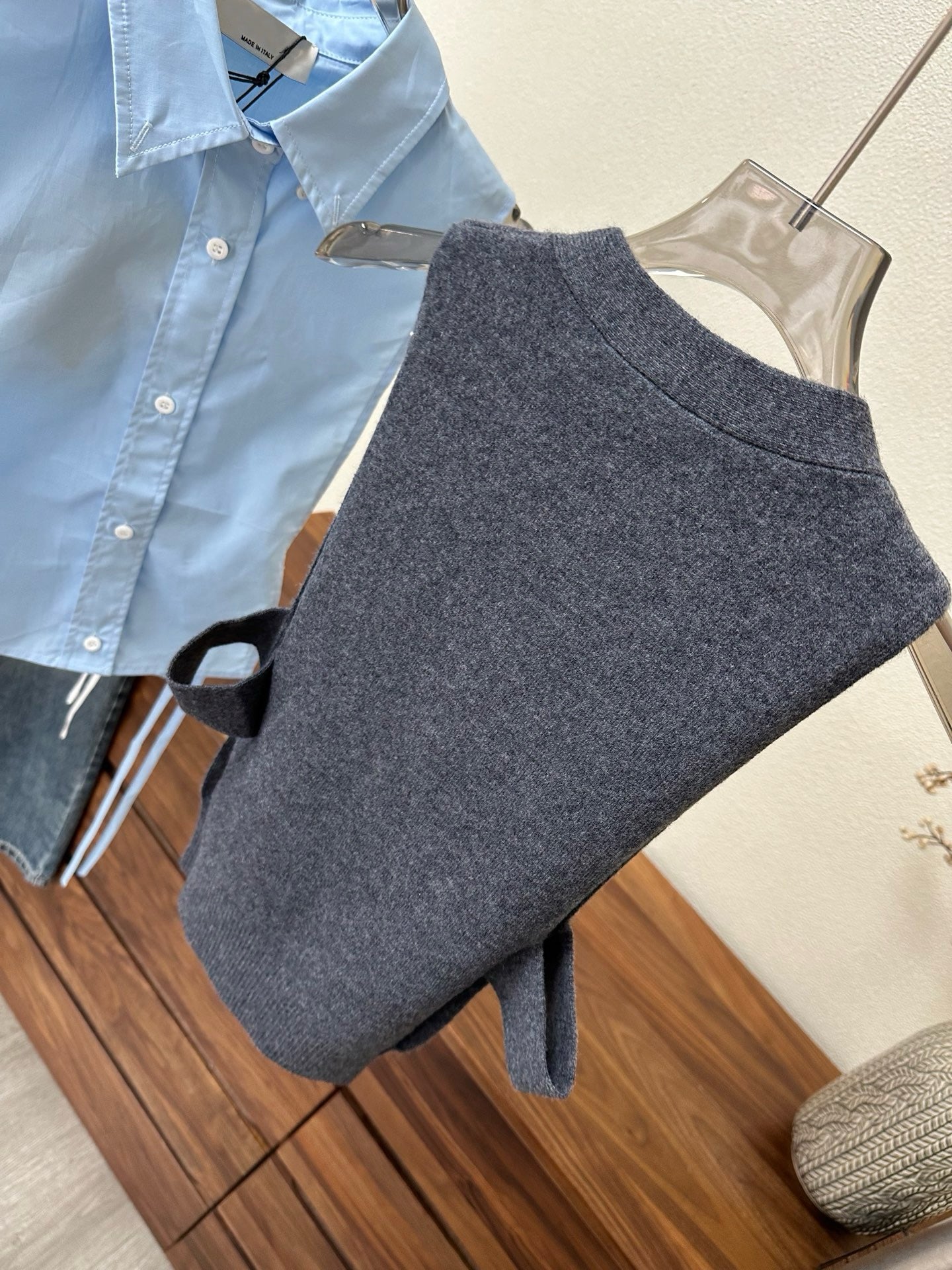 Women's High-Waist Multi-Pocket Vintage Blue Denim Shorts & Pants Cargo-Inspired Stretchy