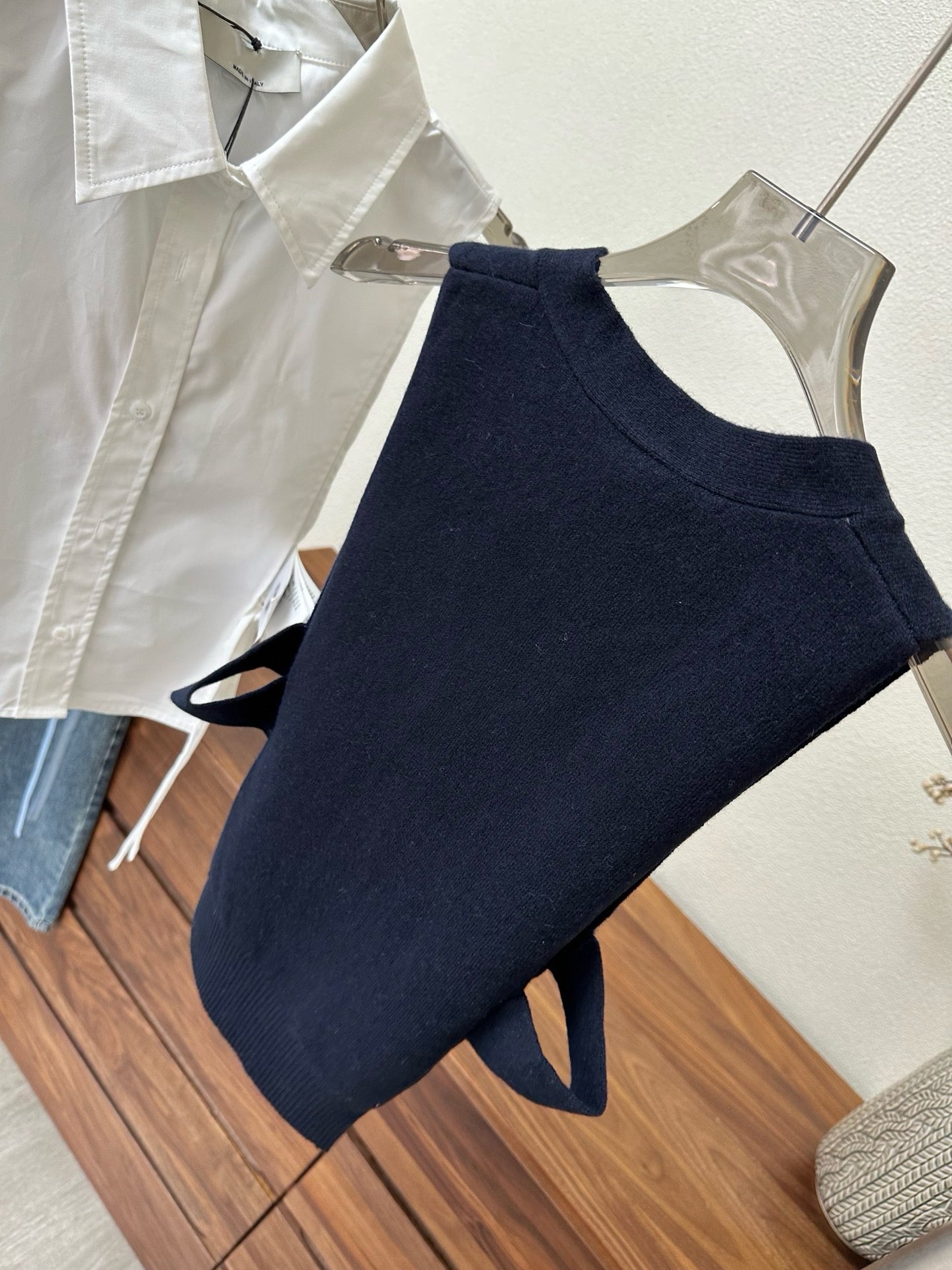 Women's High-Waist Multi-Pocket Vintage Blue Denim Shorts & Pants Cargo-Inspired Stretchy