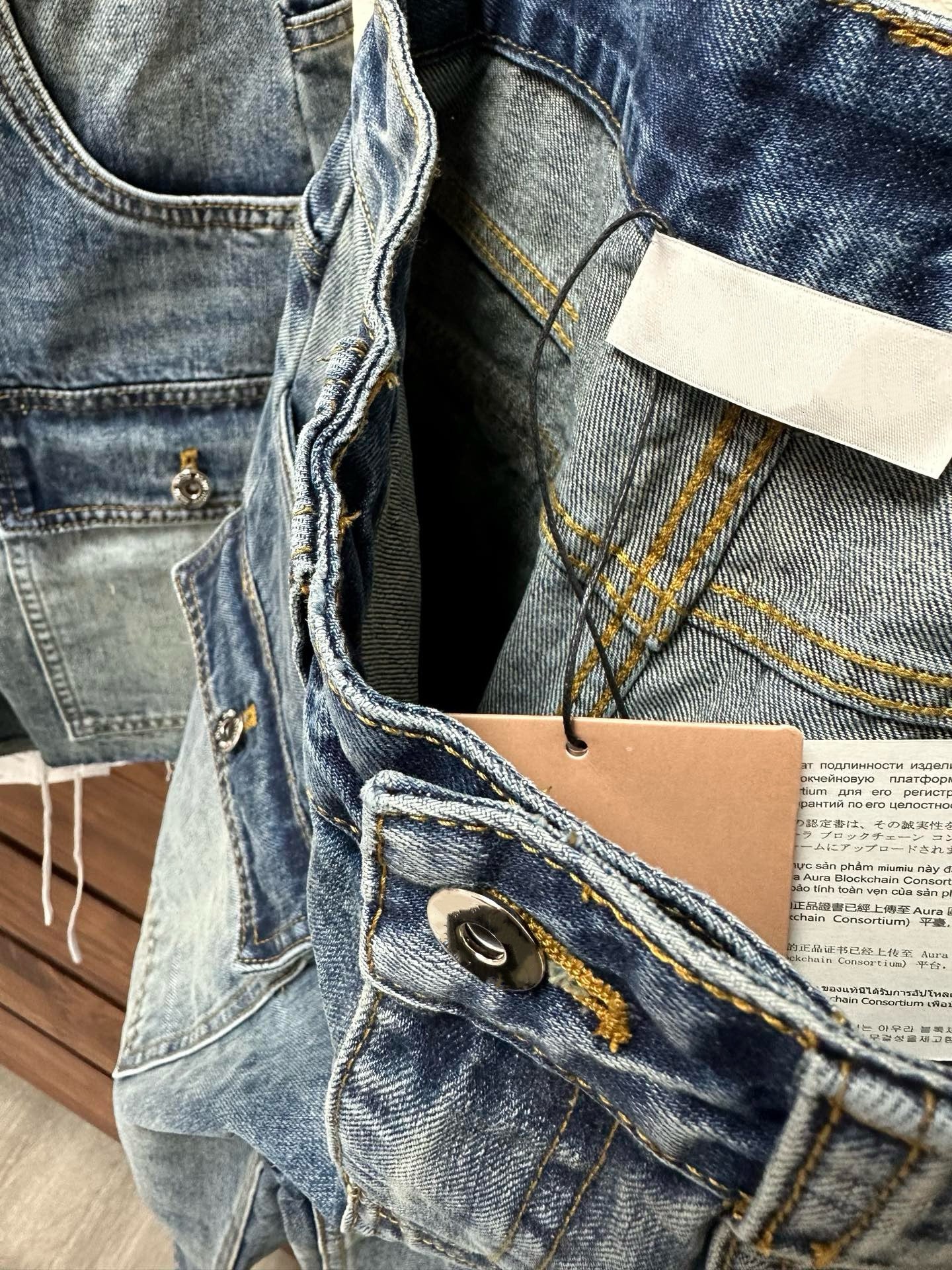 Women's High-Waist Multi-Pocket Vintage Blue Denim Shorts & Pants Cargo-Inspired Stretchy