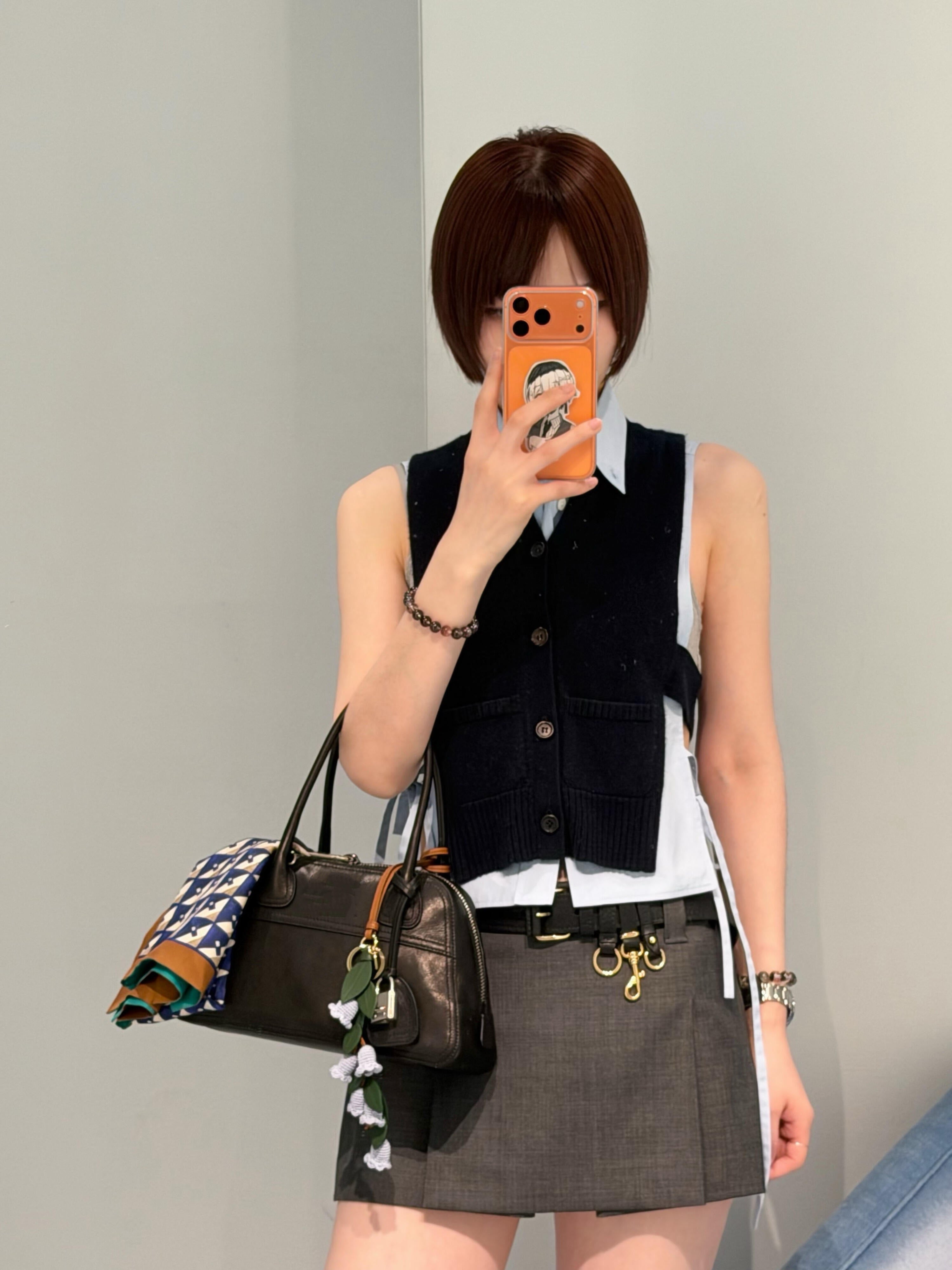 Women's High-Waist Multi-Pocket Vintage Blue Denim Shorts & Pants Cargo-Inspired Stretchy