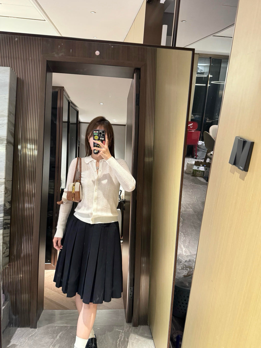 Style French Preppy Knit Collection: Pointelle Knit Cardigan, Polo Tee, Ribbed Tank &amp; Cami Dress - Elegant Summer Capsule Wardrobe - High Elasticity Chic Outfits