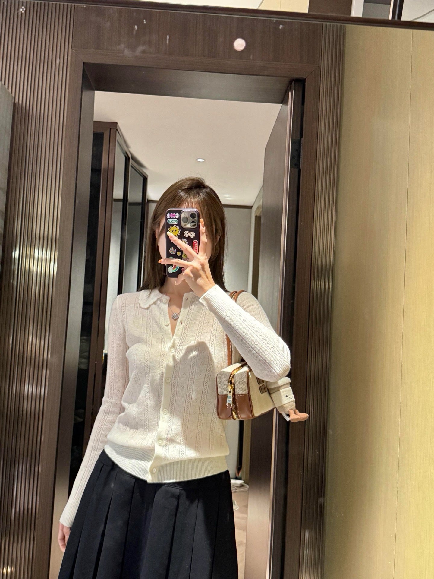 Style French Preppy Knit Collection: Pointelle Knit Cardigan, Polo Tee, Ribbed Tank &amp; Cami Dress - Elegant Summer Capsule Wardrobe - High Elasticity Chic Outfits