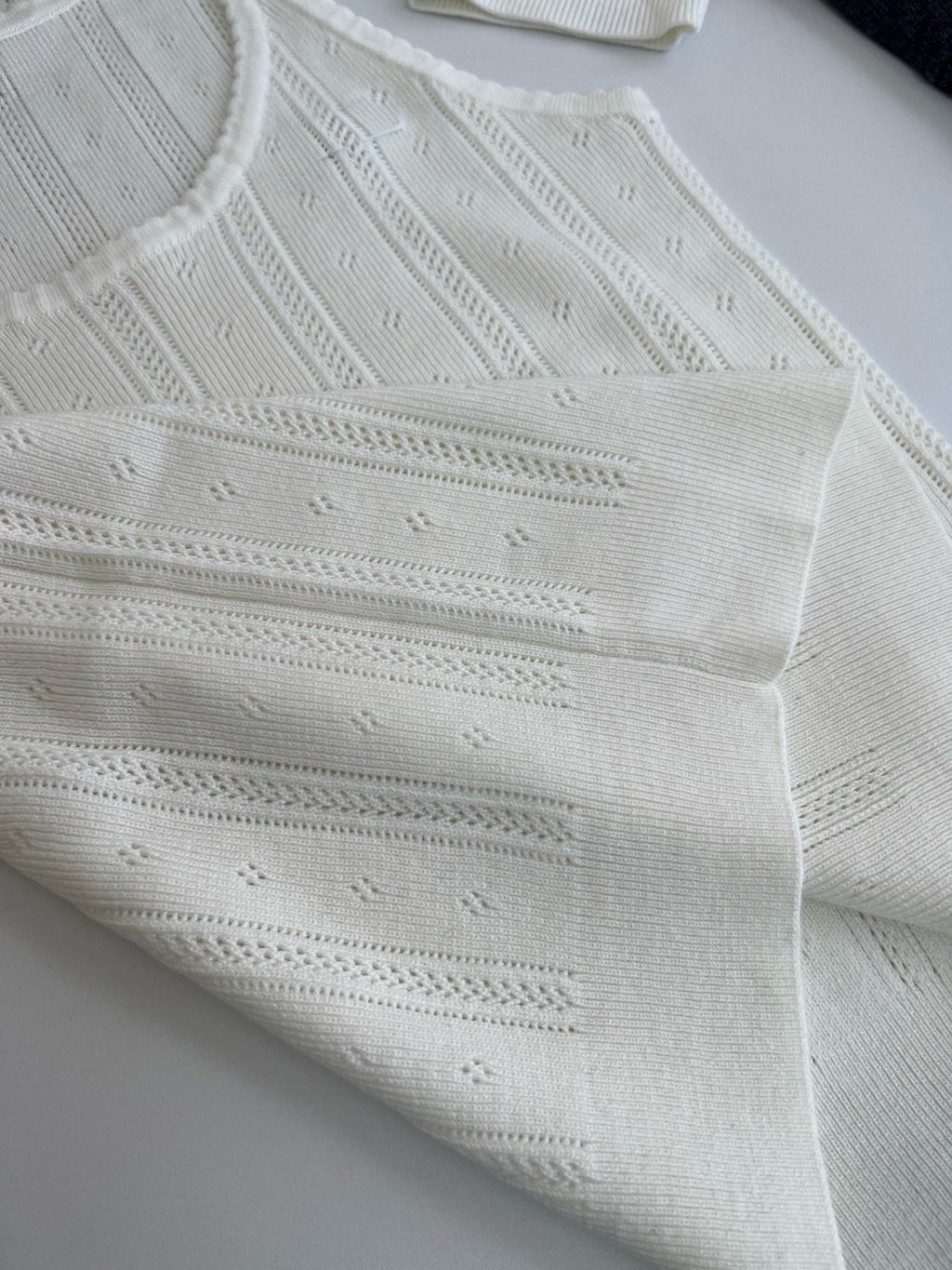 Style French Preppy Knit Collection: Pointelle Knit Cardigan, Polo Tee, Ribbed Tank &amp; Cami Dress - Elegant Summer Capsule Wardrobe - High Elasticity Chic Outfits