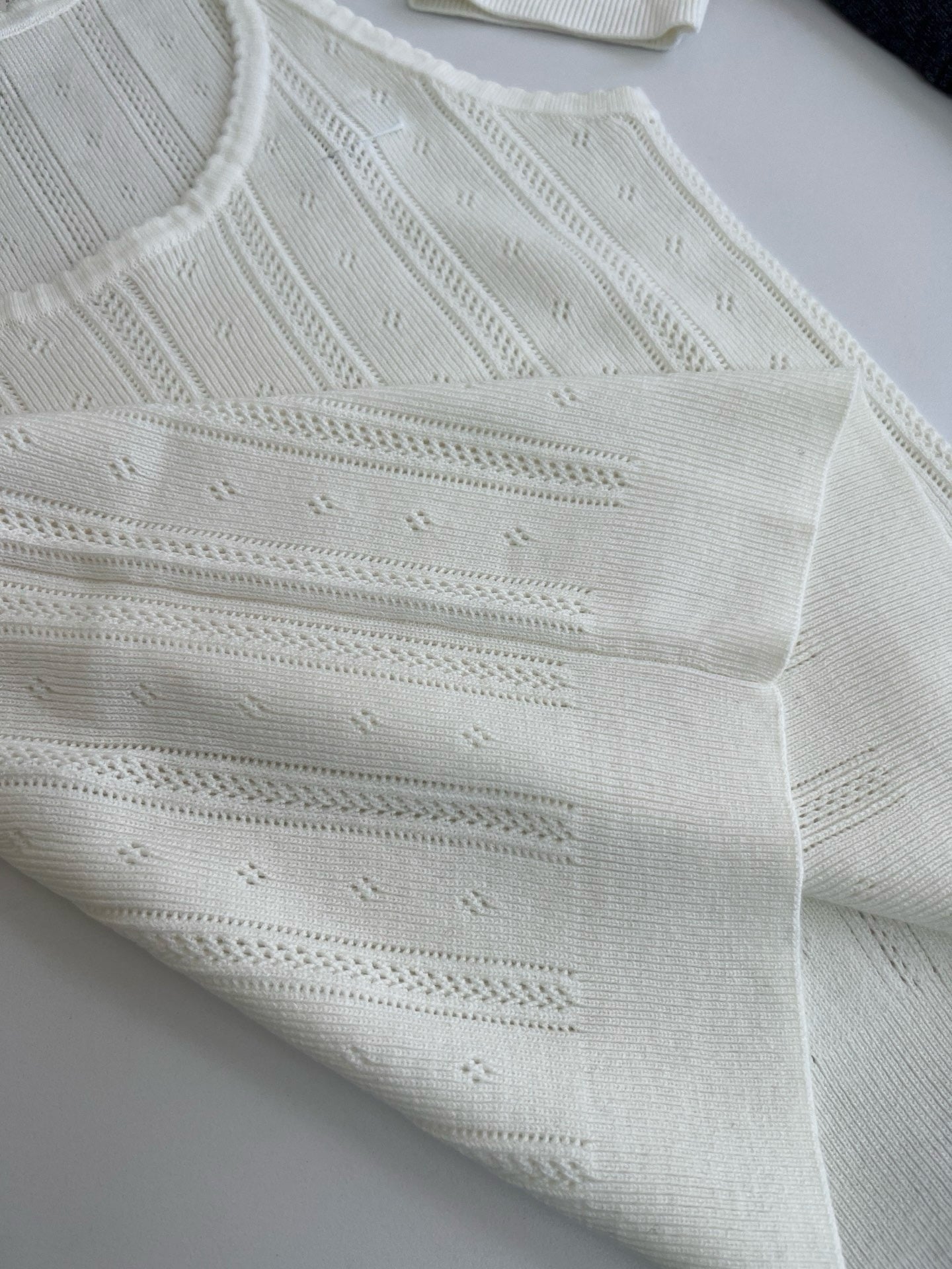 Style French Preppy Knit Collection: Pointelle Knit Cardigan, Polo Tee, Ribbed Tank &amp; Cami Dress - Elegant Summer Capsule Wardrobe - High Elasticity Chic Outfits