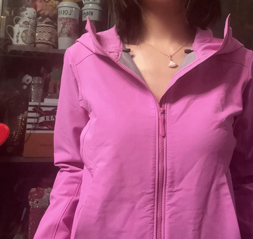 Premium Women's Hoody Softshell Jacket - Custom Windproof & Water-Resistant Outdoor Shell - Slim Fit Tactical Hiking Jacket