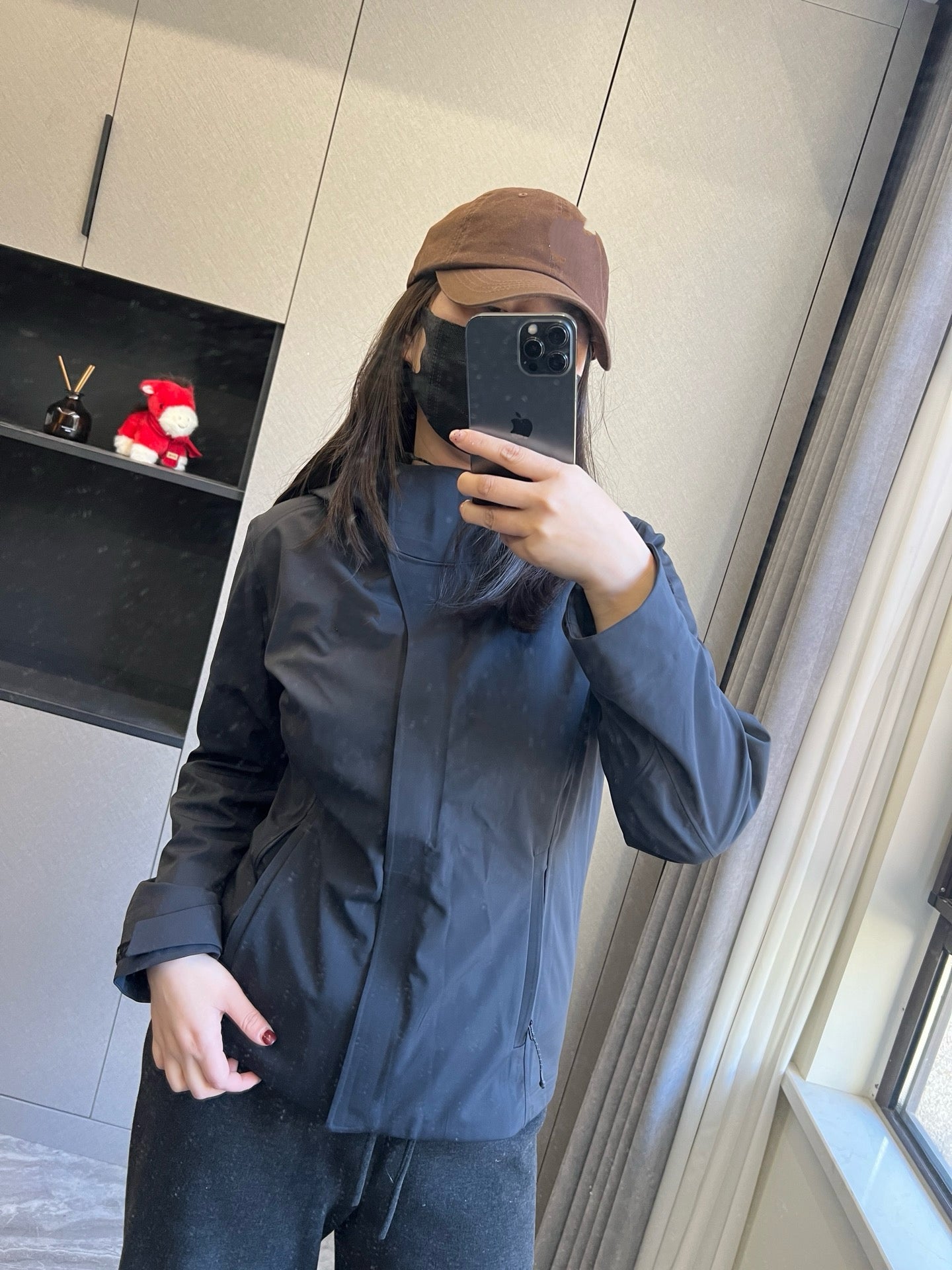 Women's Waterproof Softshell Jacket - Professional Windproof Hooded Windbreaker - Full Taped Seams &amp; 3D Logo Techwear Shell - Breathable Spring Outdoor Coat